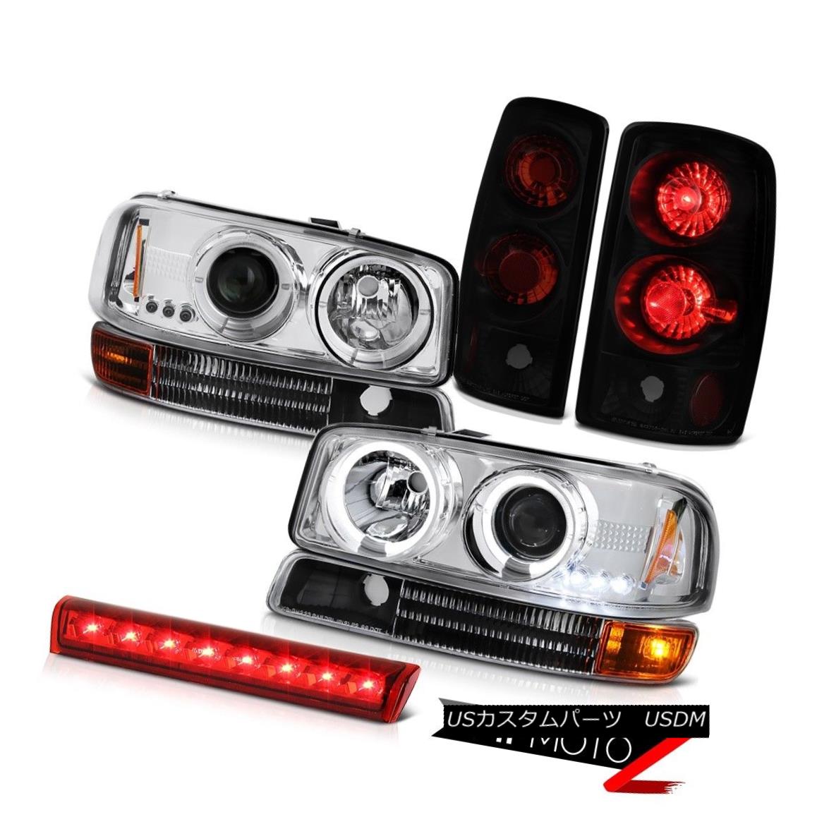 ヘッドライト 00 01 02 03 04 05 06 Yukon XL 8.1L Halo LED Headlight Tail Light Red Third Brake 00 01 02 03 04 05 06ユーコンXL 8.1LハローLEDヘッドライトテールライトレッド第3ブレーキ 【並行輸入品】 57,899円