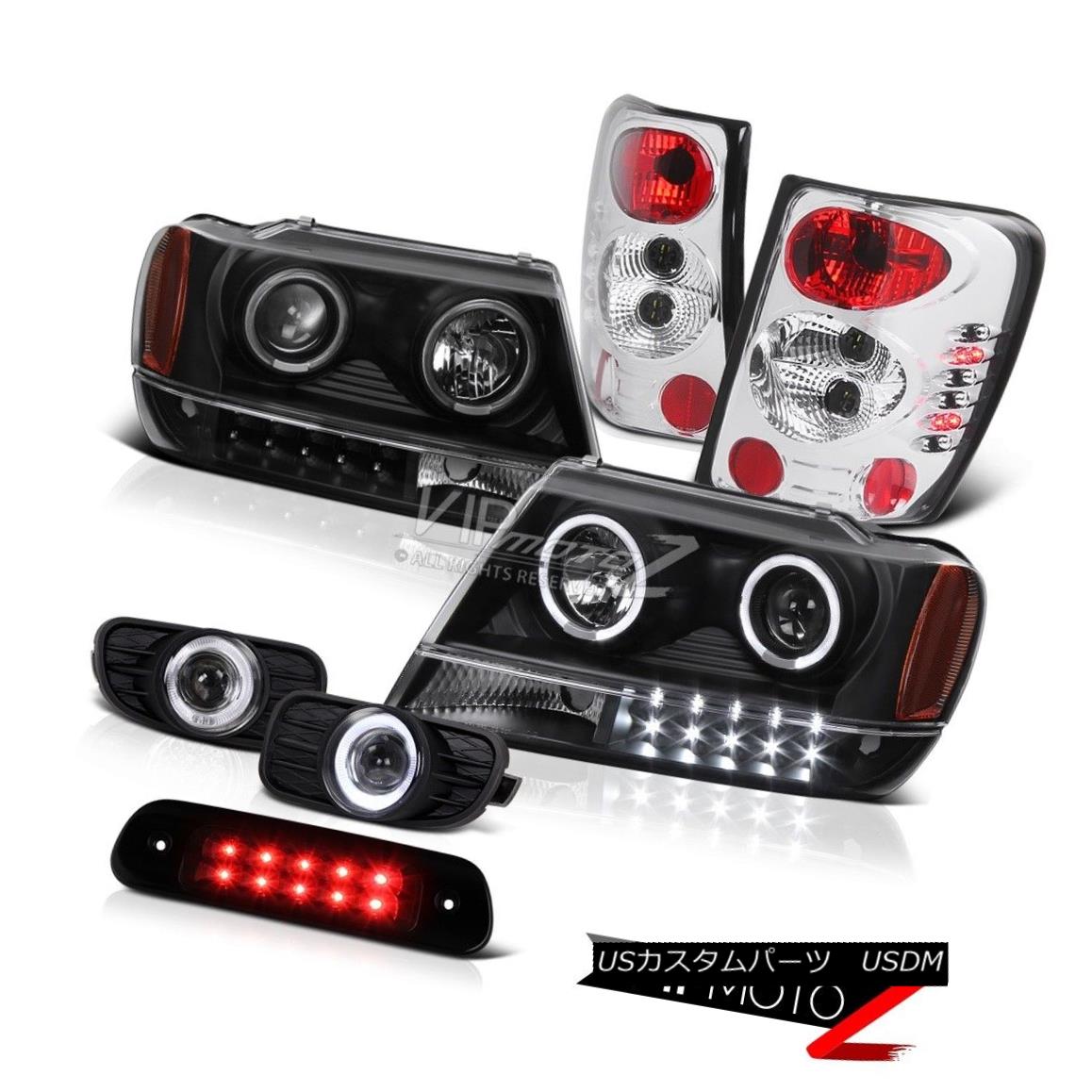 ヘッドライト 99-03 Jeep Grand Cherokee WJ 4WD Roof Cab Light Foglamps Taillights Headlamps Bk 99-03ジープグランドチェロキーWJ 4WDルーフキャブライトフォグランプテールライトヘッドランプBk 【並行輸入品】