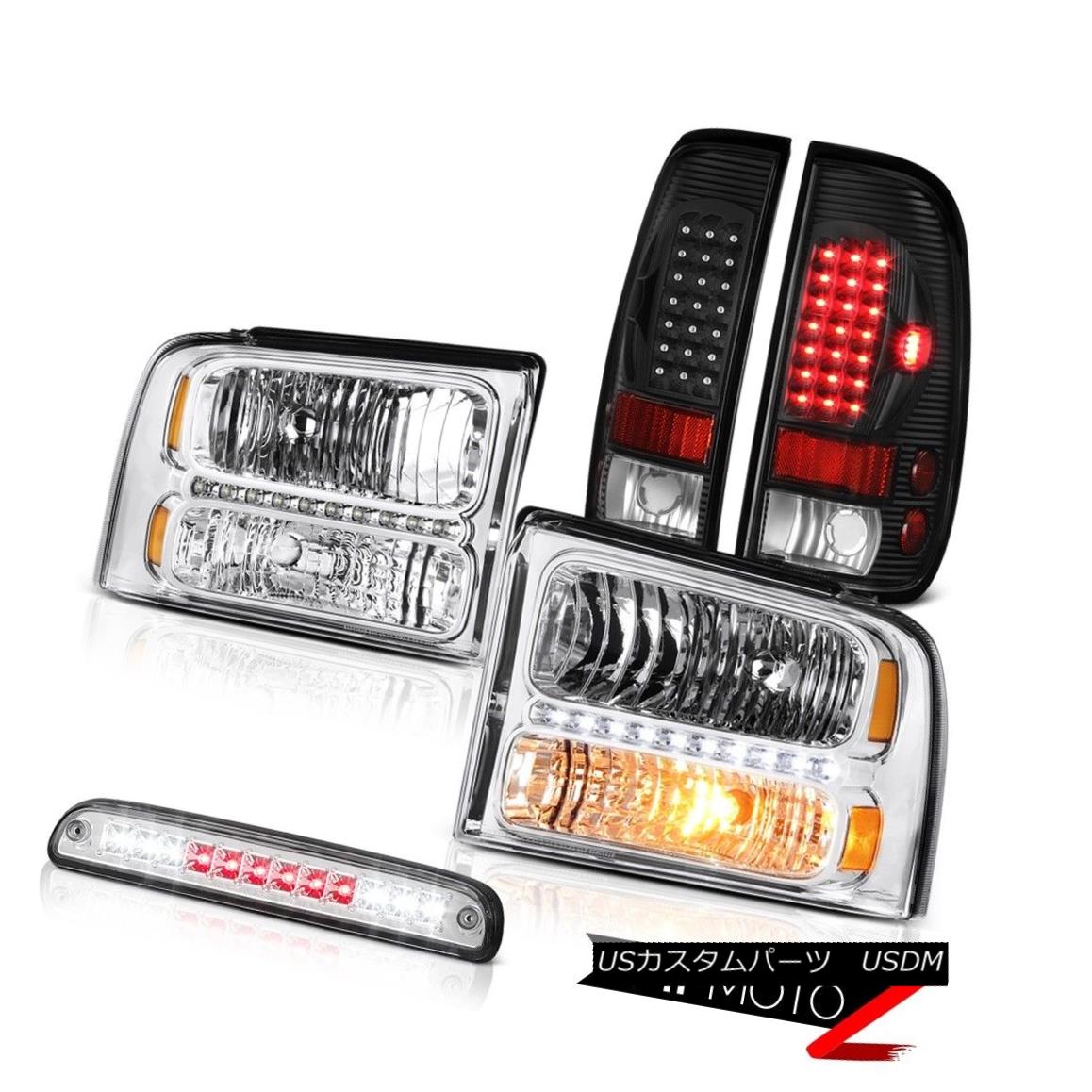 世界的に有名な ライト ランプ 05 07 Led Stop High Lights Tail Brake Signal Headlights Chrome Euro Lariat F350 05 07 ヘッドライト F350 Euroクロームヘッドライト信号ブレーキテールライトハイストップ Led Lariat