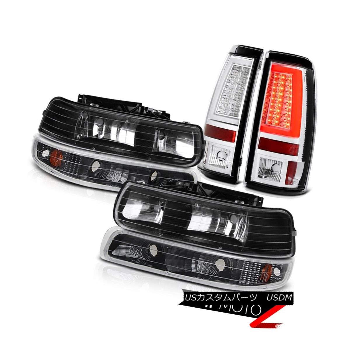 ヘッドライト 99-02 Chevy Silverado Taillamps Black Foglights Signal Lamp Tron Style Tron Tube 99-02シボレーシルバラードテールランプブラックフォグライト信号ランプトロンスタイルトロンチューブ 【並行輸入品】 57,899円