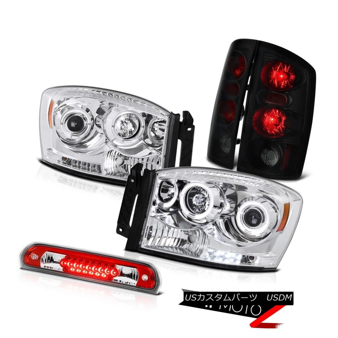 通販 人気 ライト ランプ Taillights Headlights Led Halo Crystal Slt Ram Dodge 06 ヘッドライト Sinister 06ドッジ ラムsltクリスタル ハローledヘッドライト テールライト シニスター ブラック第3弾 Cargo 3rd Black Www Boontongkeethailand Com