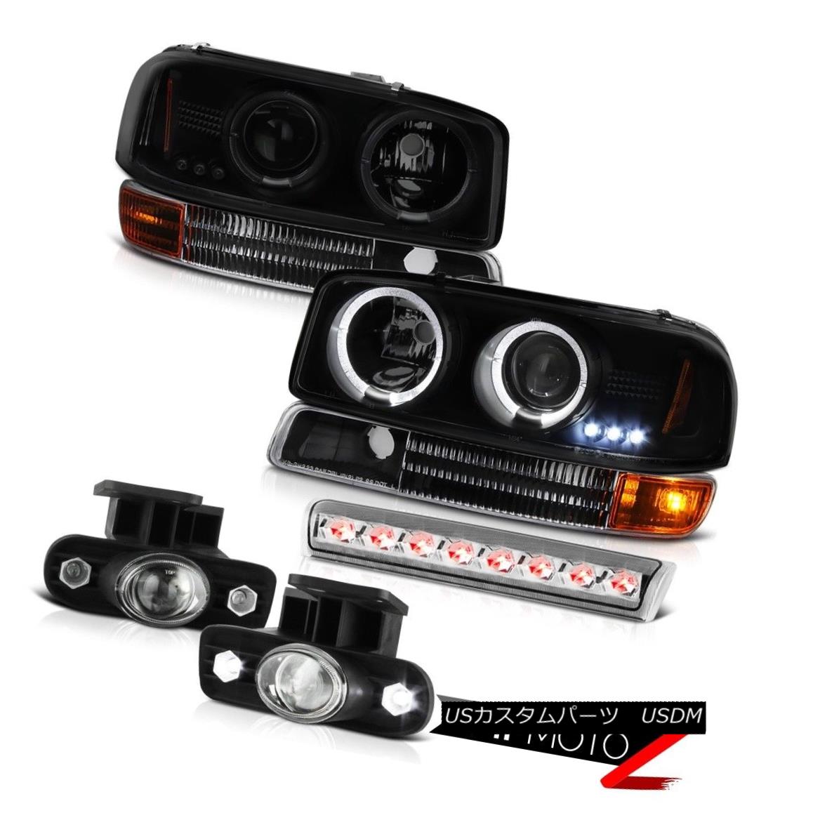 ヘッドライト DRL Halo Headlamps Bumper Signal 01 02 03 04 05 06 Yukon Fog Lamp Roof Brake LED DRL Haloヘッドランプバンパー信号01 02 03 04 05 06ユーフォンフォグランプルーフブレーキLED 【並行輸入品】