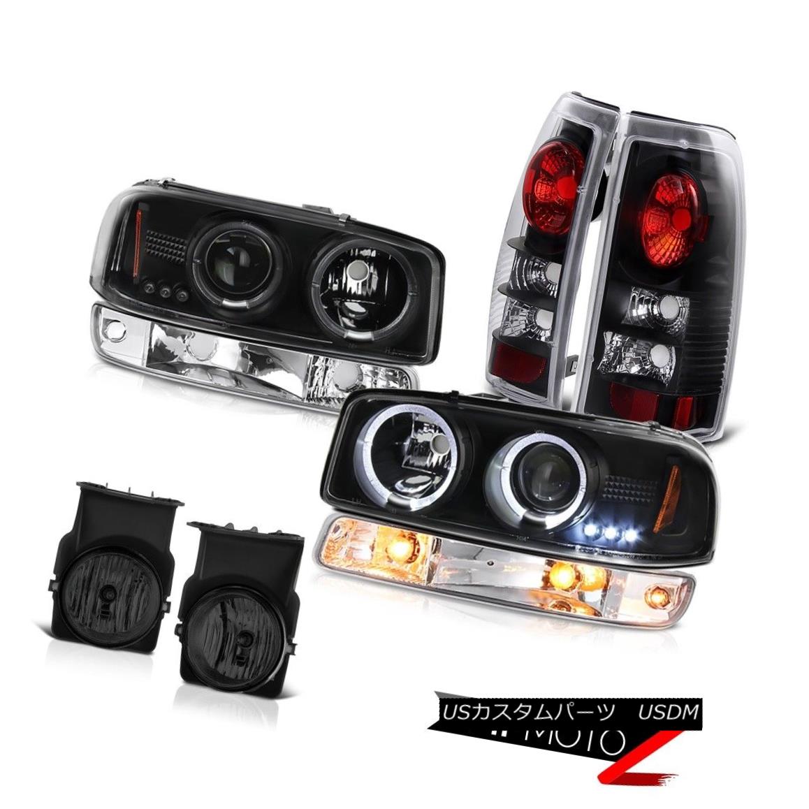 ヘッドライト 03-06 Sierra 6.0L Foglights black taillamps signal light projector headlights 03-06 Sierra 6.0L Foglightsブラックテールライトシグナルプロジェクターヘッドライト 【並行輸入品】