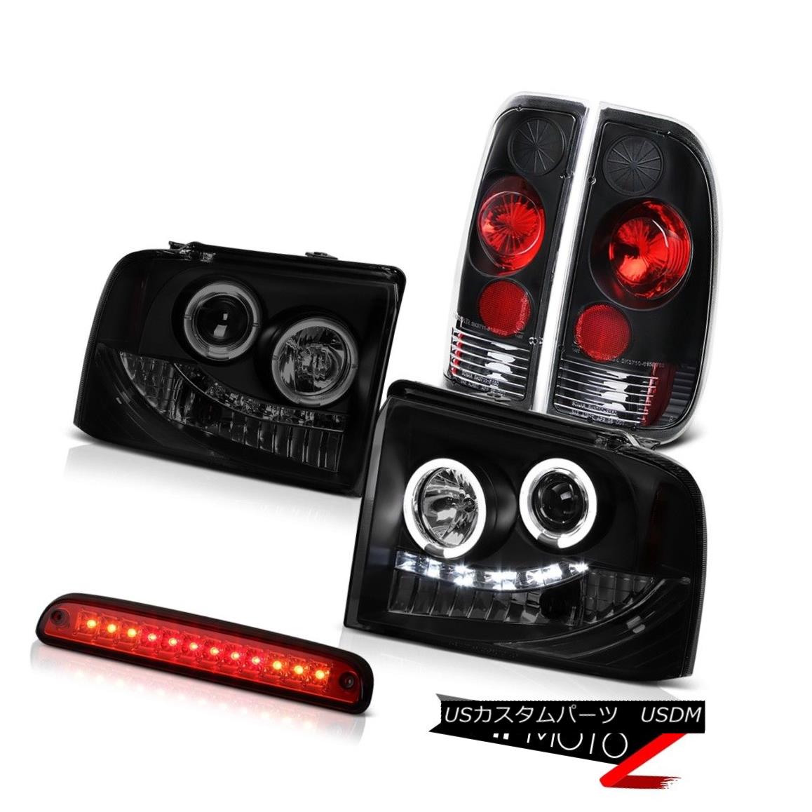 ヘッドライト L.E.D Projector DRL Headlights Black Tail Lamp High Stop LED 2005-2007 F250 6.8L L.E.DプロジェクターDRLヘッドライトブラックテールランプハイストップLED 2005-2007 F250 6.8L 【並行輸入品】