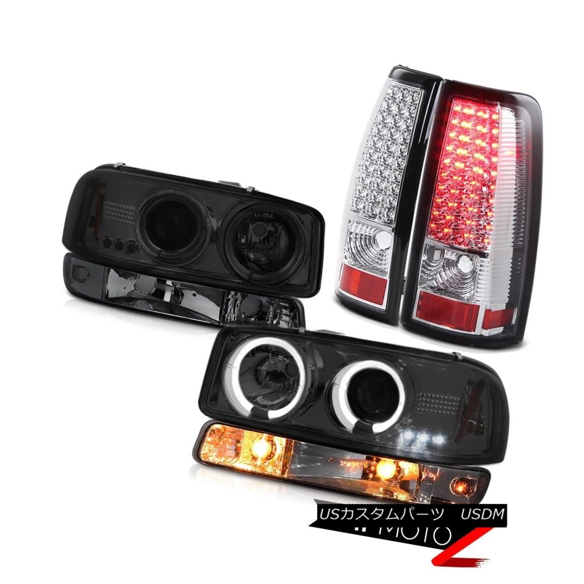 ヘッドライト 99-02 Sierra 3500HD SMD tail brake lamps smokey signal lamp projector headlights 99-02シエラ3500HD SMDテールブレーキランプスモーシグナルランププロジェクターヘッドライト 【並行輸入品】