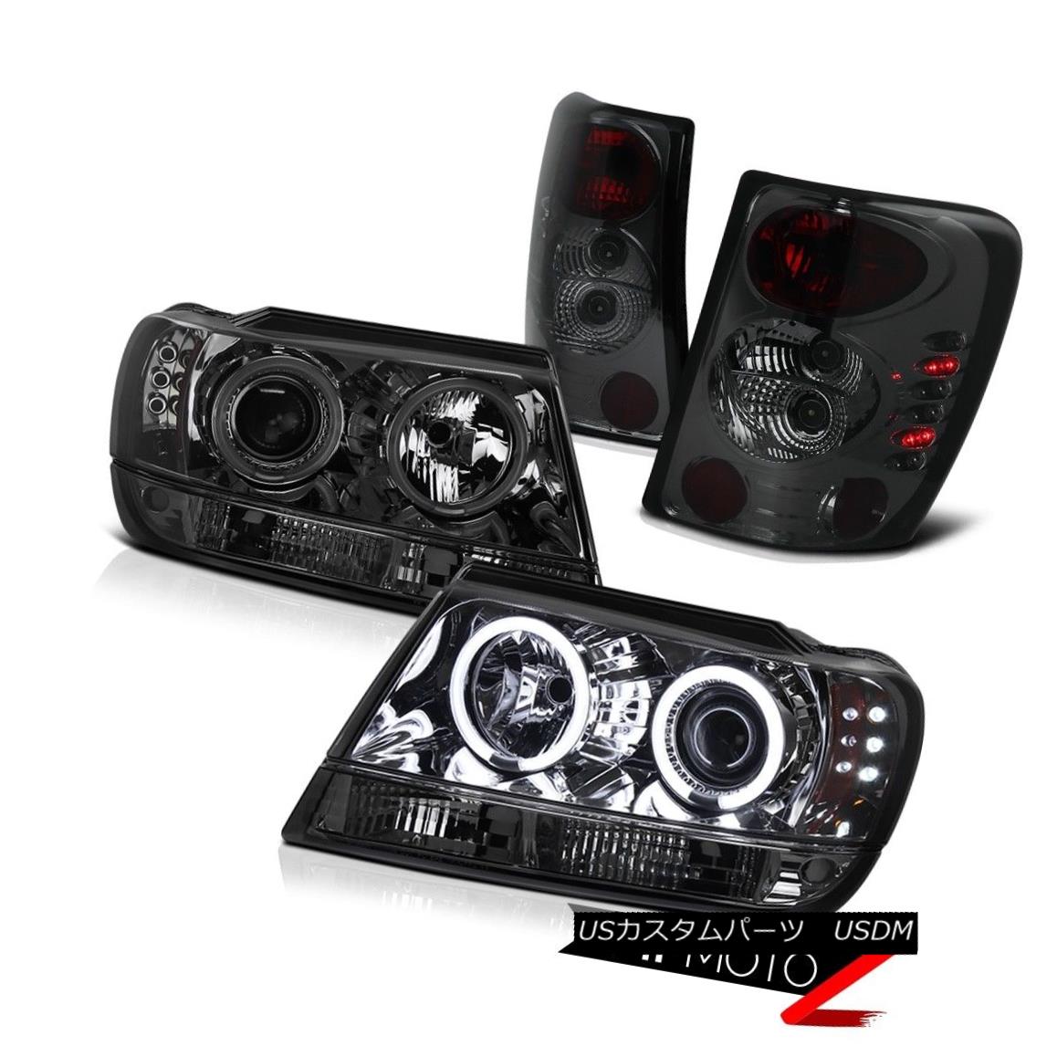 ヘッドライト CCFL Halo Projector SMOKE Headlight+Altezza Tail Light Lamp 99-03 Grand Cherokee CCFL HaloプロジェクターSMOKEヘッドライト+アルテ zzaテールライトランプ99-03グランドチェロキー 【並行輸入品】