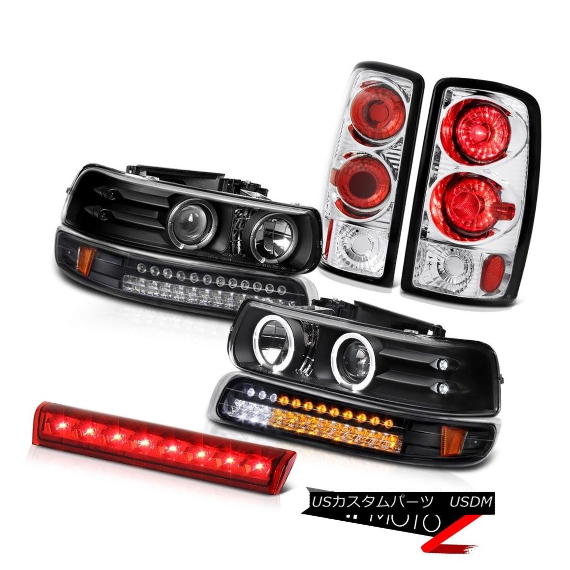 ヘッドライト Halo Headlights LED Black Bumper Taillights 3rd Brake Cargo 00-06 Suburban 5.7L HaloヘッドライトLEDブラックバンパーテールライト3rdブレーキカーゴ00-06郊外5.7L 【並行輸入品】