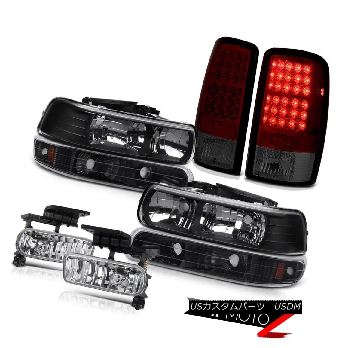 ヘッドライト Clear/Black Headlights Signal SMD LED Brake Lights Chrome Fog 2000-2006 Tahoe LS クリア/ブラックヘッドライト信号SMD LEDブレーキライトズChrome Fog 2000-2006 Tahoe LS 【並行輸入品】