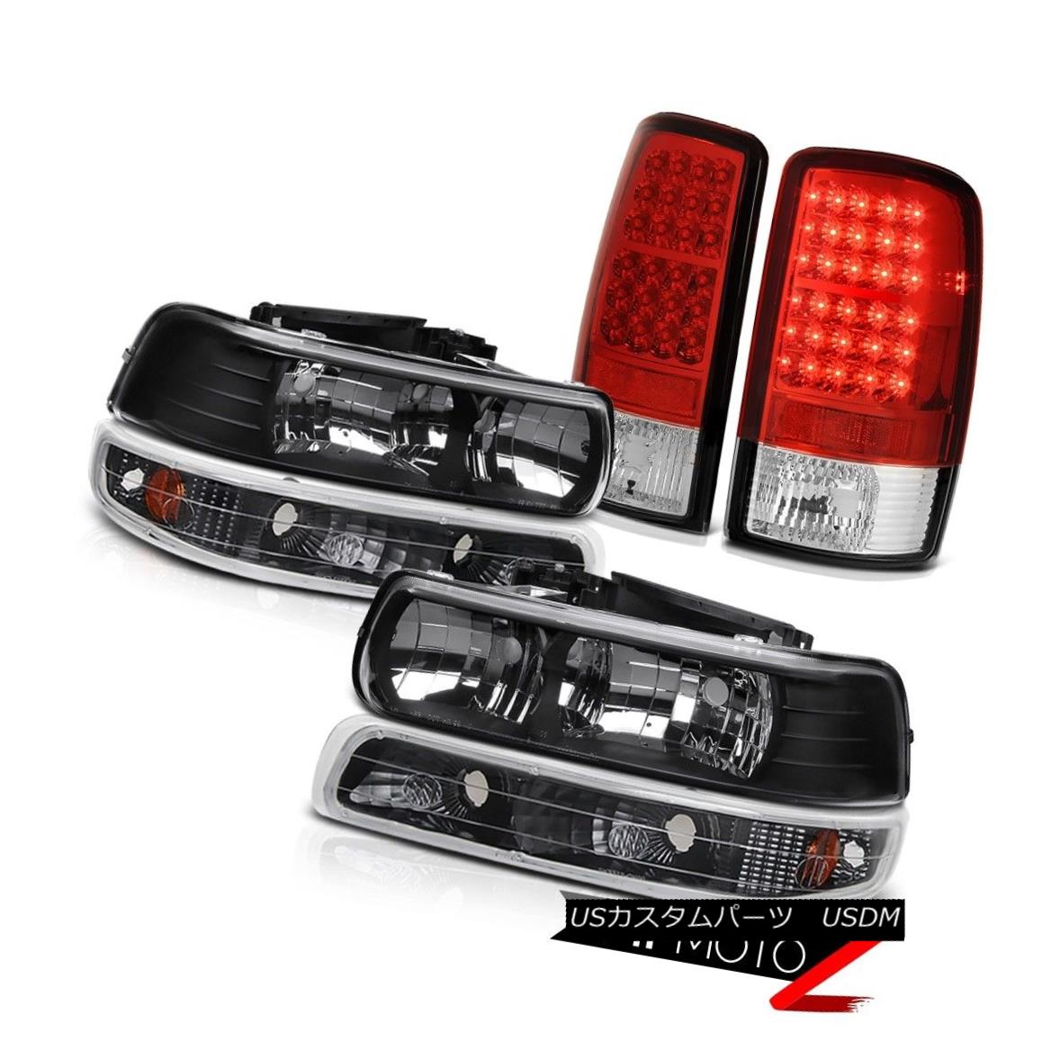 ライト ランプ スペシャルオファ Led Bumper Headlights Diamond Black ヘッドライト Brake ブラックダイヤモンドヘッドライトバンパーledブレーキテールライト00 06シボレー郊外6 0l 6 0l Suburban Chevy 00 06 Lights Tail