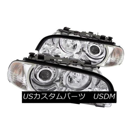 ヘッドライト ANZO 121268 Chrome Halogen Projector Headlights for BMW 3-Series (Set of 2) ANZO 121268 BMW 3シリーズ用クロームハロゲンプロジェクターヘッドライト（2個セット） 【並行輸入品】