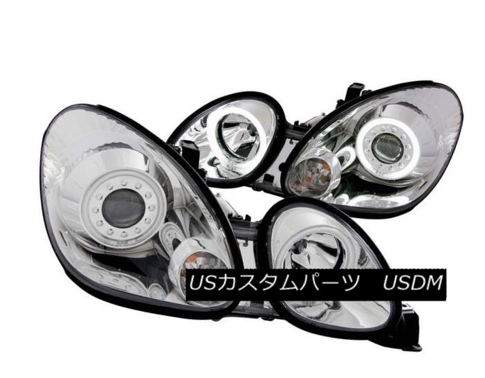 ヘッドライト ANZO 121143 Set of 2 Chrome CCFL Halo Projector Headlights for Lexus GS 300/400 ANZO 121143 Lexus GS 300/400用クロームCCFLハロープロジェクターヘッドライト2個セット 【並行輸入品】