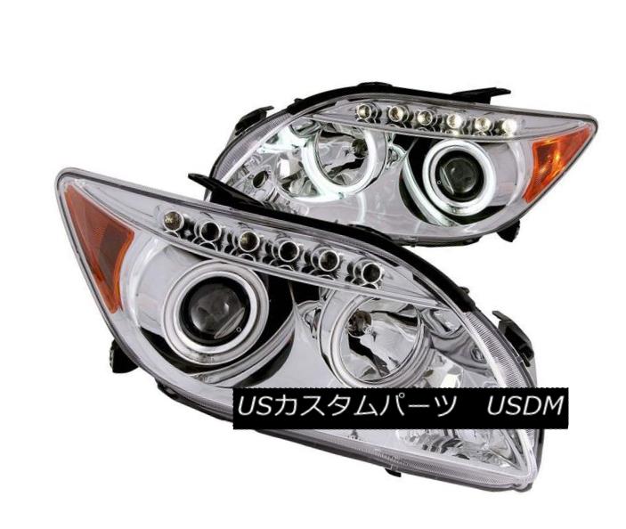 ヘッドライト ANZO 121120 Set of 2 Chrome CCFL Halo Projector Headlights for 05-10 Scion TC ANZO 121120 05-10 Scion TC用クロームCCFLハロープロジェクターヘッドライト2個セット 【並行輸入品】