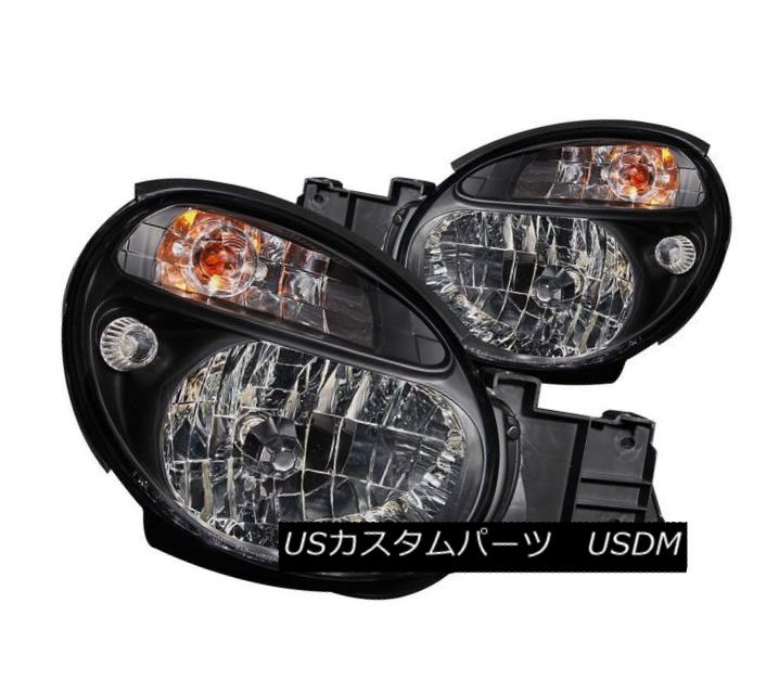 ヘッドライト ANZO 121121 Set of 2 Black Crystal Headlights for 2002-2004 Subaru Impreza ANZO 121121 2002-2004スバルインプレッサのための2つの黒いクリスタルヘッドライトのセット 【並行輸入品】