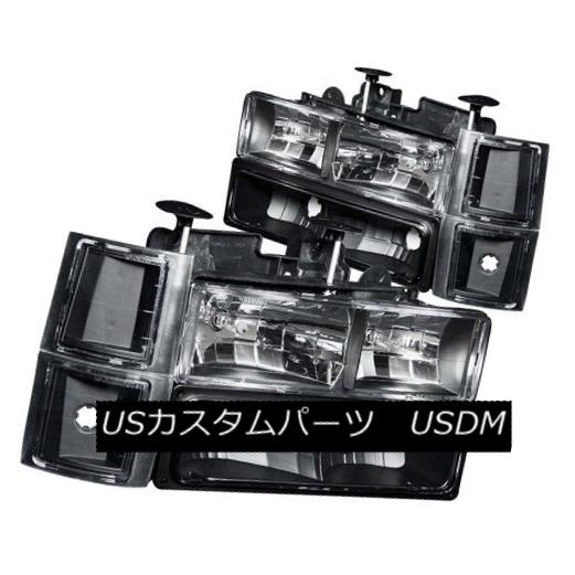 ヘッドライト ANZO 111100 Projector Headlights & Signal for Chevy C / K Series Set of 2 ANZO 111100プロジェクターヘッドライト＆amp; シボレーC / Kシリーズ用信号2個セット 【並行輸入品】