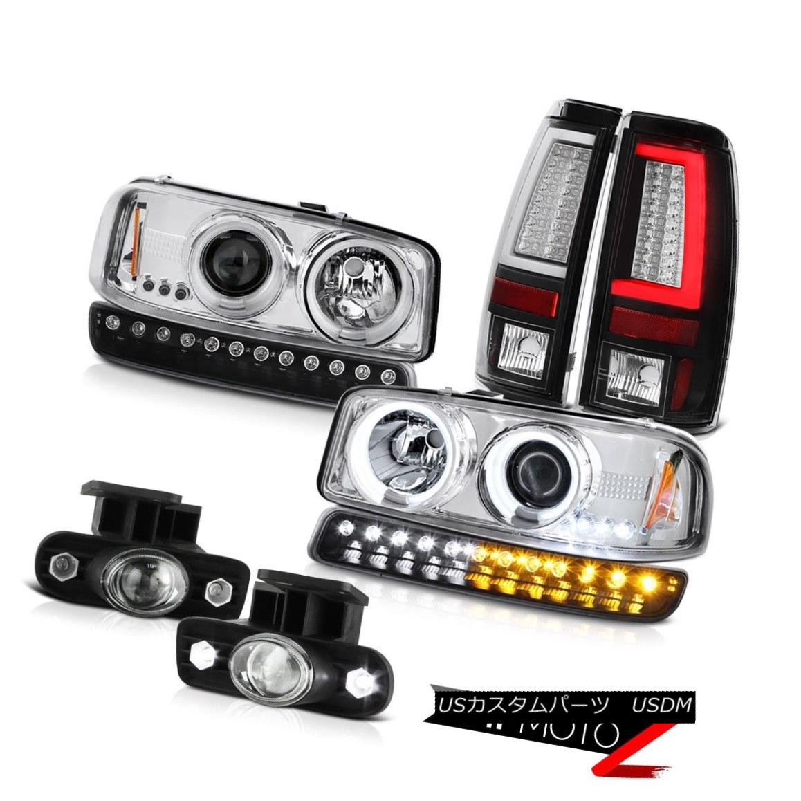 ヘッドライト 99-02 Sierra 6.0L Tail Lamps Signal Light Fog Lights CCFL Headlights Tron Style 99-02 Sierra 6.0Lテールランプ信号光フォグライトCCFLヘッドライトトロンスタイル 【並行輸入品】|カスタムパーツ WORLD倉庫