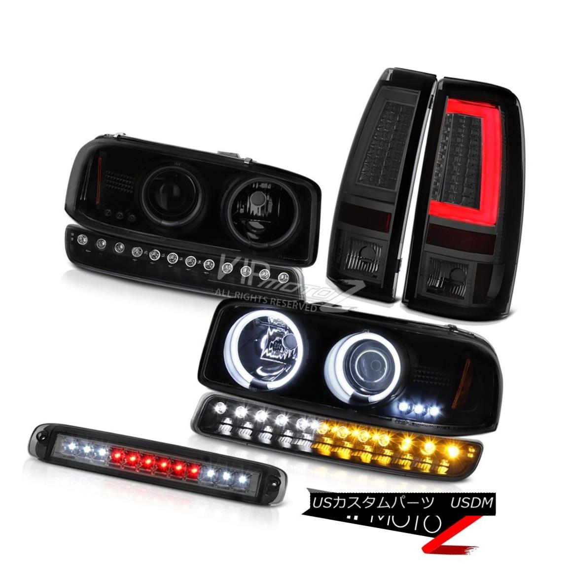 ヘッドライト 99-06 Sierra SL Smokey Tail Lights Roof Cab Lamp Parking CCFL Headlamps Halo Rim 99-06 Sierra SLスモーキーテールライトルーフキャブランプパーキングCCFLヘッドランプHalo Rim 【並行輸入品】｜カスタムパーツ WORLD倉庫
