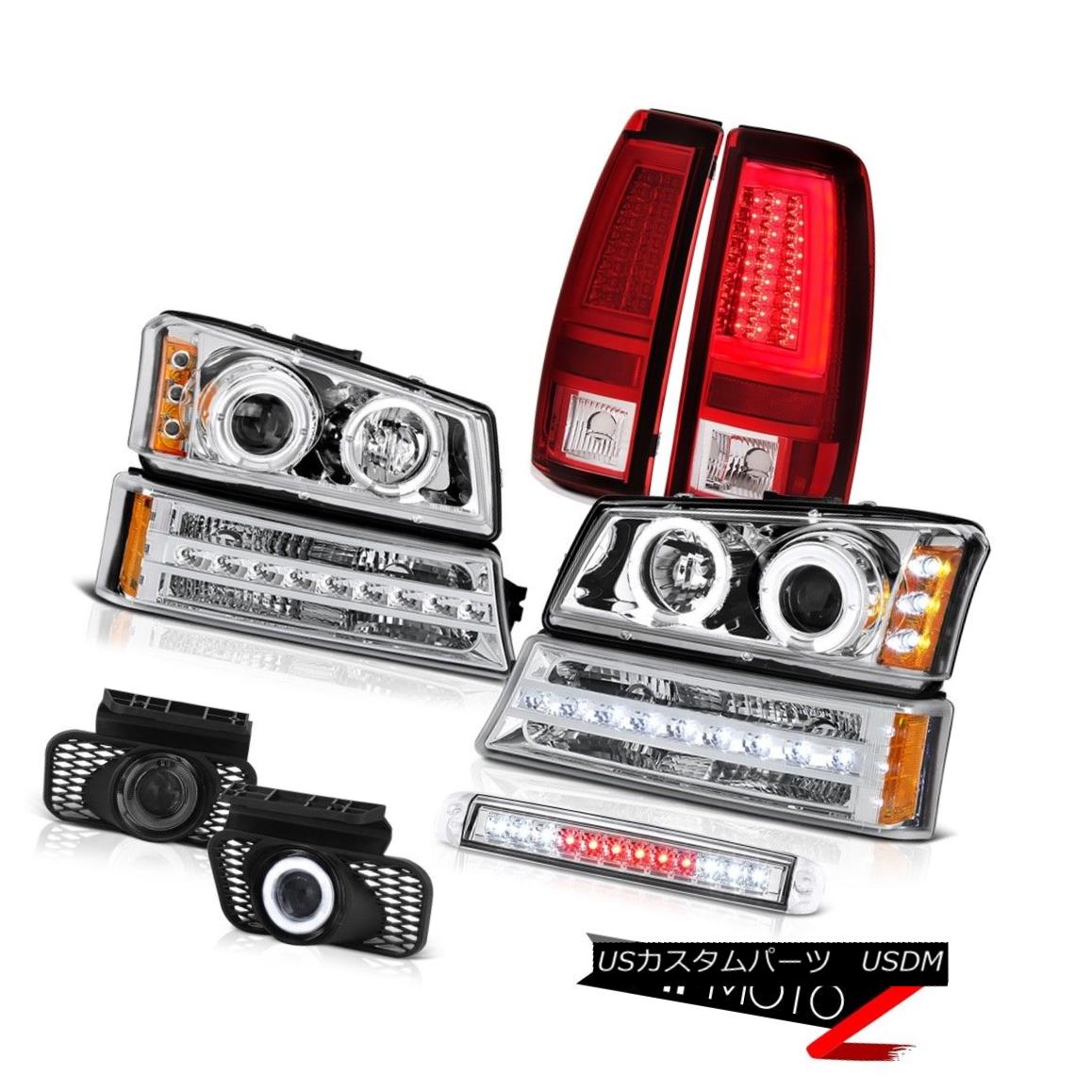 ヘッドライト 2003-2006 Silverado Tail Lights High Stop Light Fog Lamps Turn Signal Headlights 2003-2006シルバラードテールライトハイストップライトフォグランプ信号ヘッドライト 【並行輸入品】｜カスタムパーツ WORLD倉庫