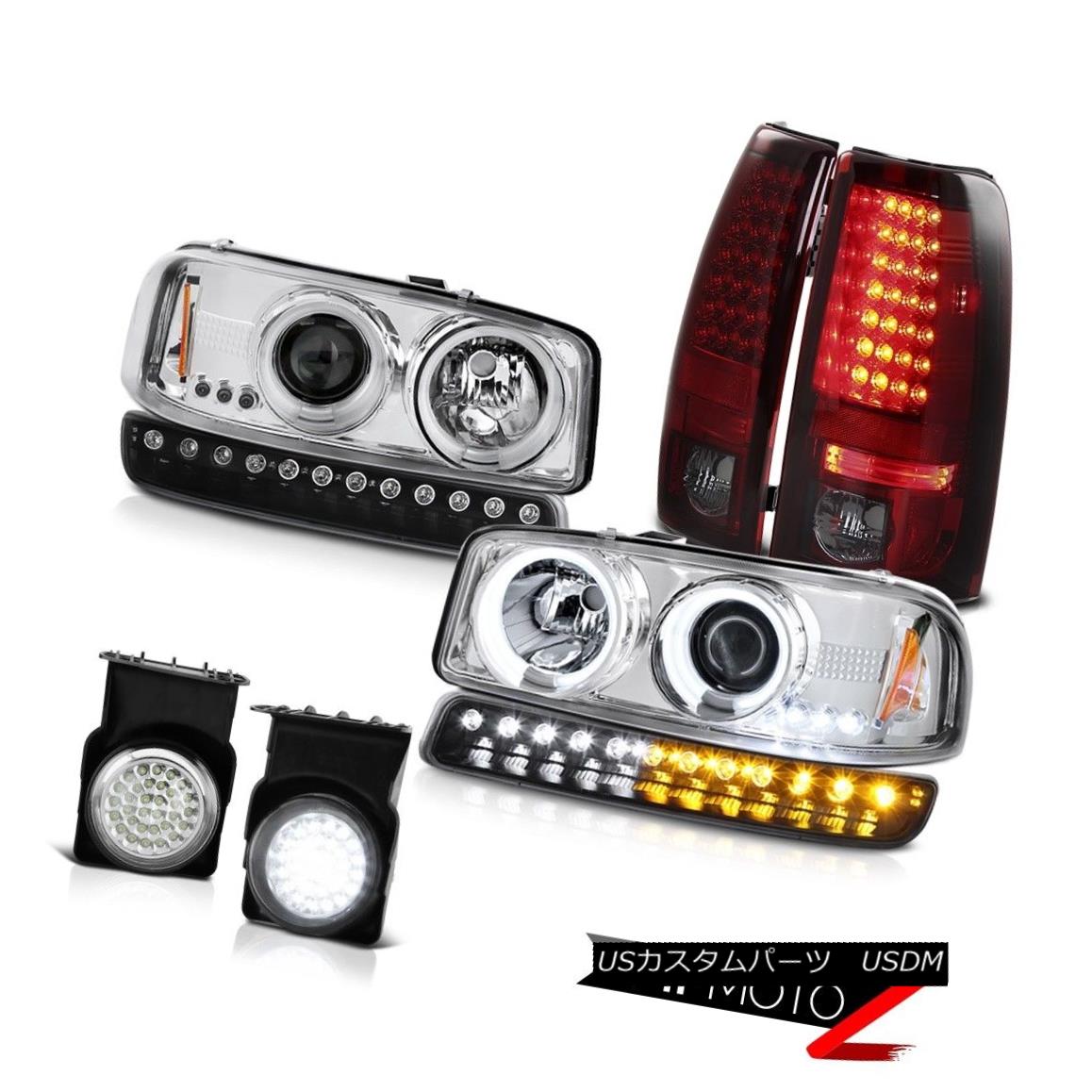 車用品 バイク用品 車用品 パーツ ライト ランプ ヘッドライト ライト ランプ Lamps メーカー直売 Headlamps Sierra ヘッドライト ヘッドライト 03 06 Sierra Wt Fog Lamps Red Smoke Led Taillamps Parking Light Ccfl Headlamps 03 06シエラwt