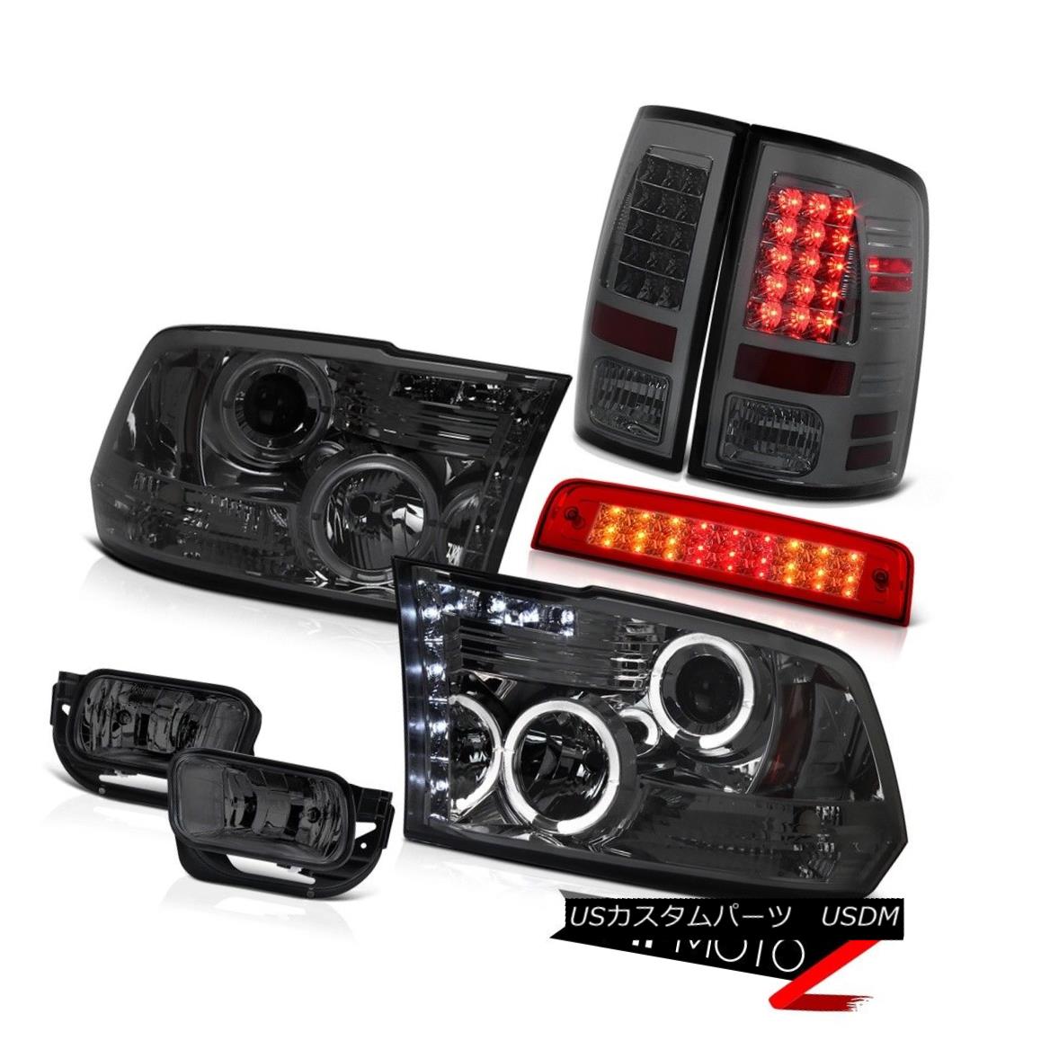 ヘッドライト 09-13 Ram 1500 5.7L Roof Brake Lamp Smokey Fog Lamps Rear Lights Headlamps SMD 09-13ラム1500 5.7L屋根用ブレーキランプスモーキーフォグランプリアライトヘッドランプSMD 【並行輸入品】