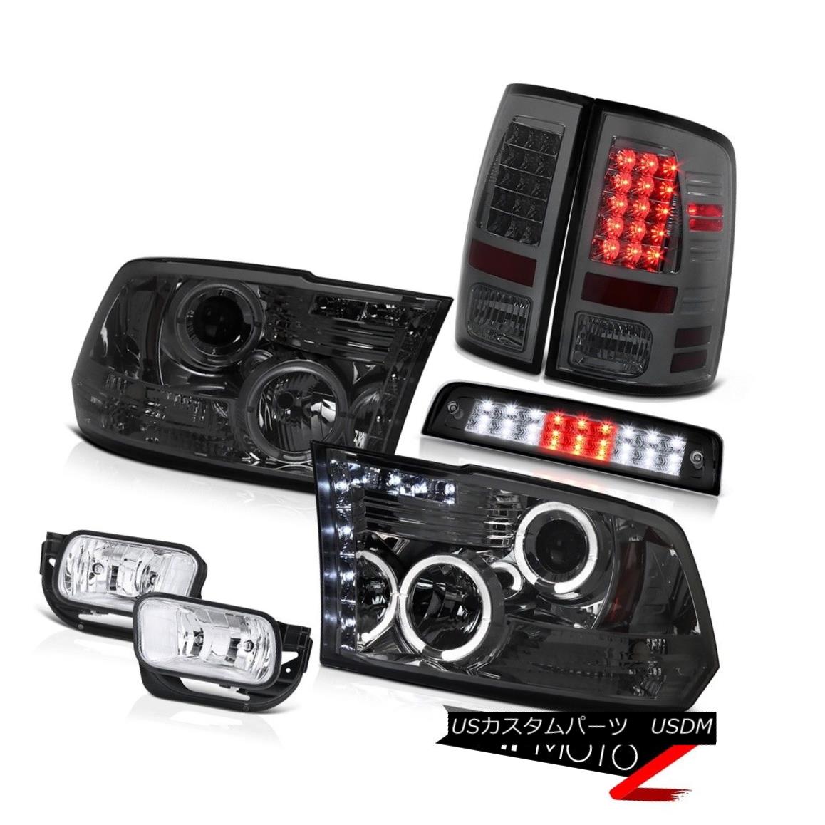 ヘッドライト 09-13 Ram 1500 6.7L Black Roof Cab Lamp Fog Lamps Smoked Tail Lights Headlights 09-13ラム1500 6.7Lブラックルーフキャブランプフォグランプスモークテールライトヘッドライト 【並行輸入品】｜カスタムパーツ WORLD倉庫