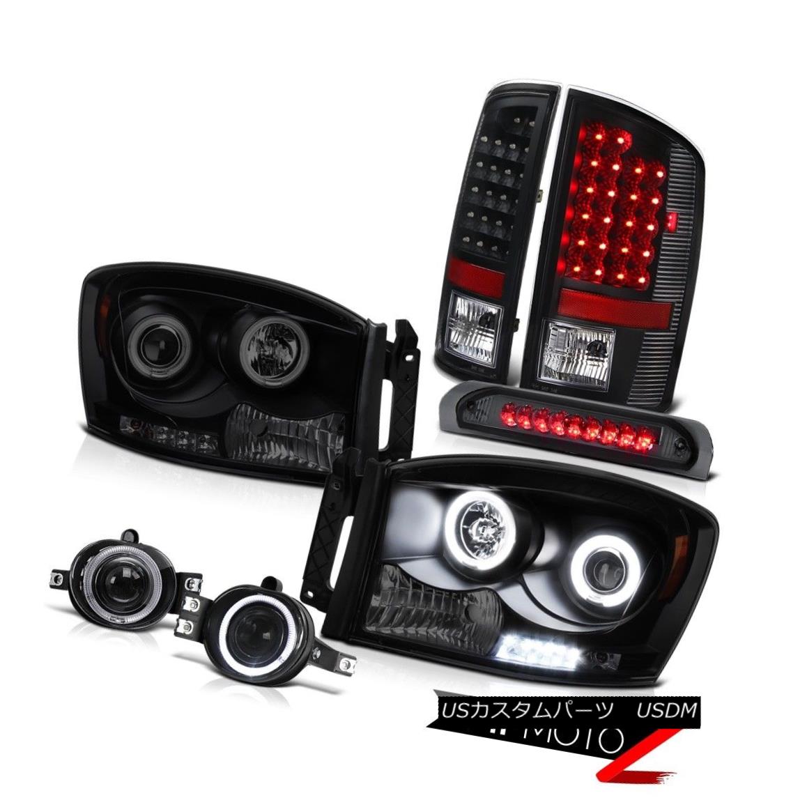 ヘッドライト 2006 Ram 1500 CCFL ANGEL EYE Headlight DRL LED foglights Third Brake Tail Lights 2006 Ram 1500 CCFL ANGEL EYEヘッドライトDRL LEDフォグライト第3ブレーキテールライト 【並行輸入品】