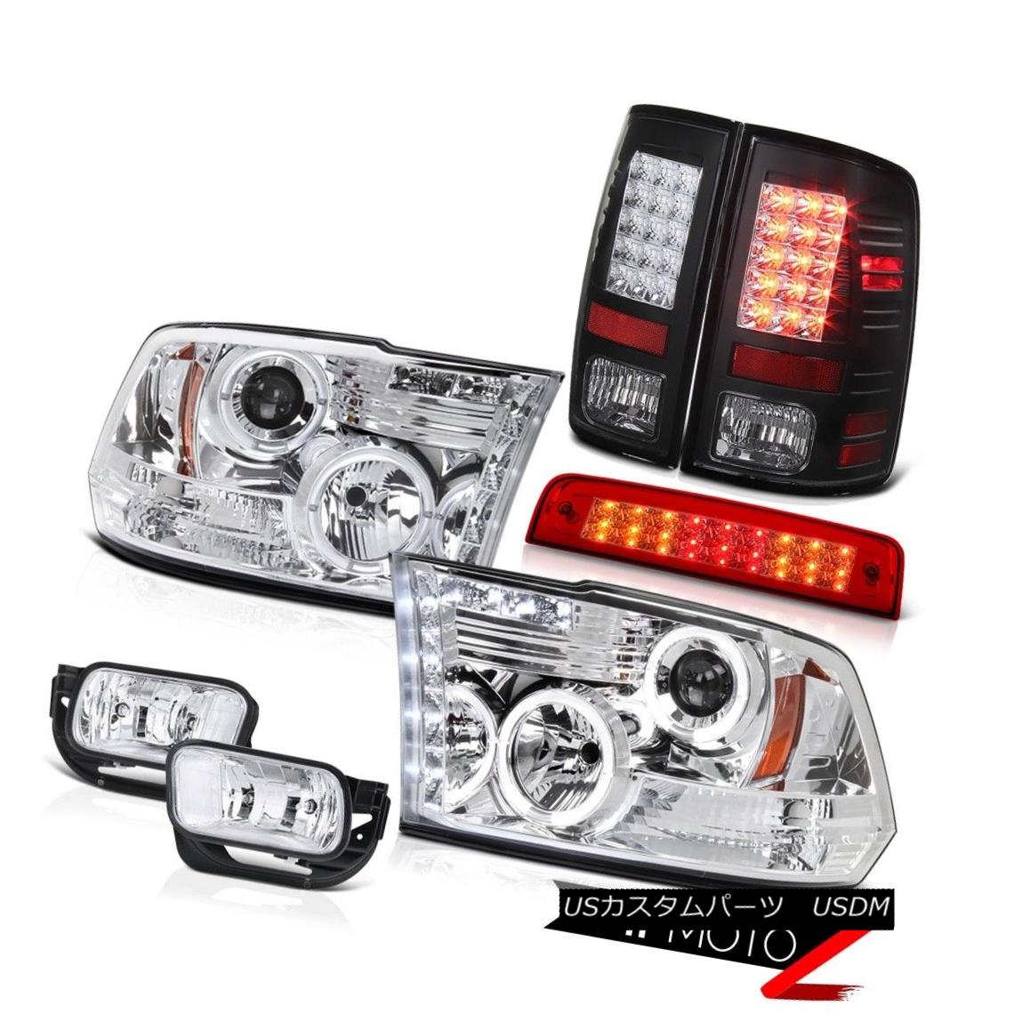 ヘッドライト 2010-2018 Ram 2500 6.4L Red Third Brake Lamp Fog Lamps Tail Headlamps Halo Rim 2010-2018 Ram 2500 6.4L赤い第3ブレーキランプフォグランプテールヘッドランプハローリム 【並行輸入品】｜カスタムパーツ WORLD倉庫