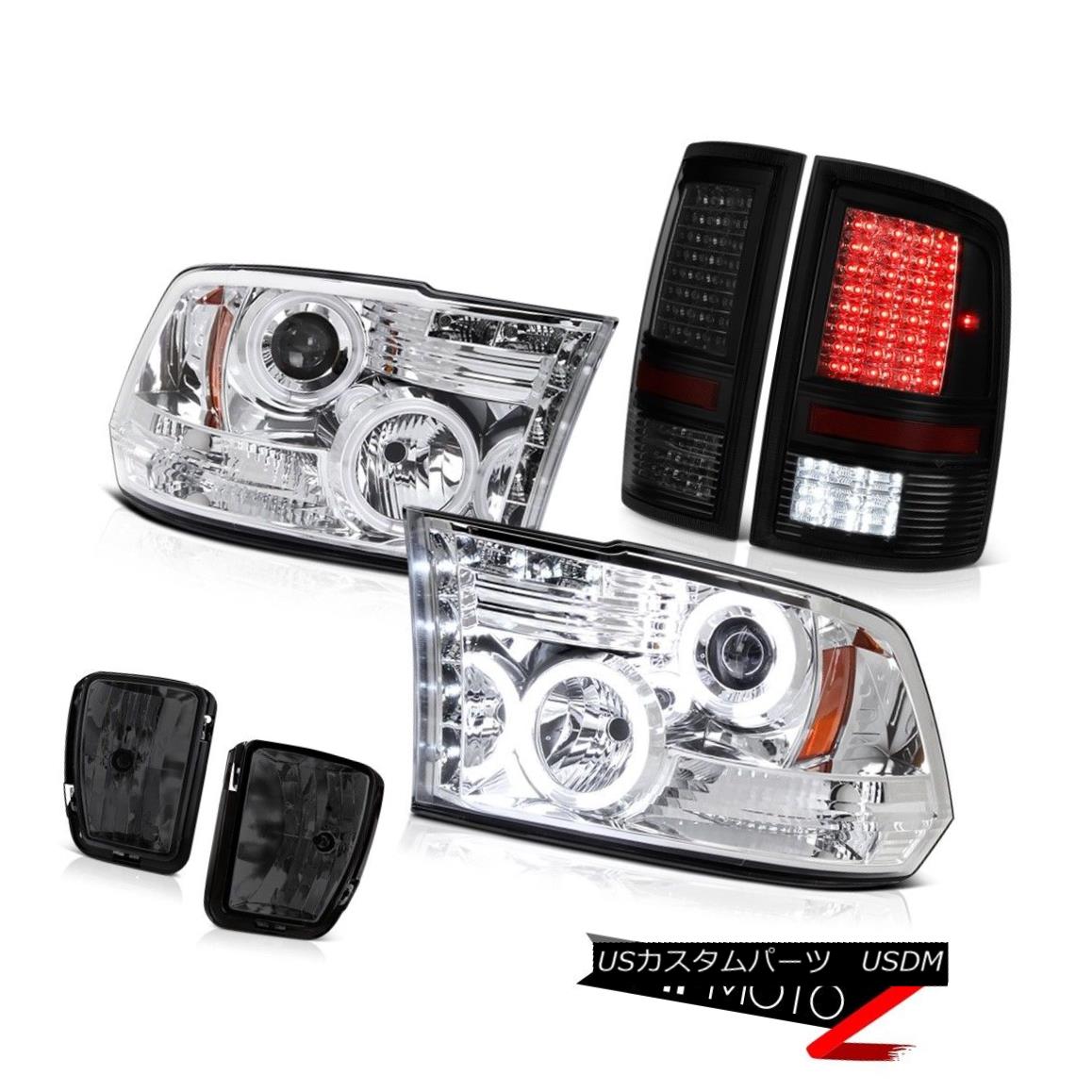 ヘッドライト 13-18 Ram 1500 Lone Star Smokey Fog Lamps Taillights Euro Chrome Headlights SMD 13-18ラム1500ローンスタースモーキーフォグランプ曇り曇りユーロクロームヘッドライトSMD 【並行輸入品】｜カスタムパーツ WORLD倉庫