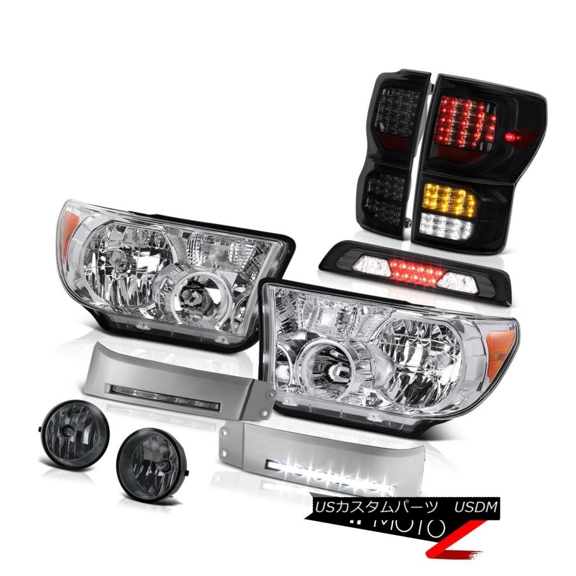 ヘッドライト 07-13 Toyota Tundra SR5 Tail Lamps Headlamps DRL Strip High Stop Lamp Foglights 07-13トヨタトンドラSR5テールランプヘッドランプDRLストリップハイストップランプフォグライト 【並行輸入品】|カスタムパーツ WORLD倉庫