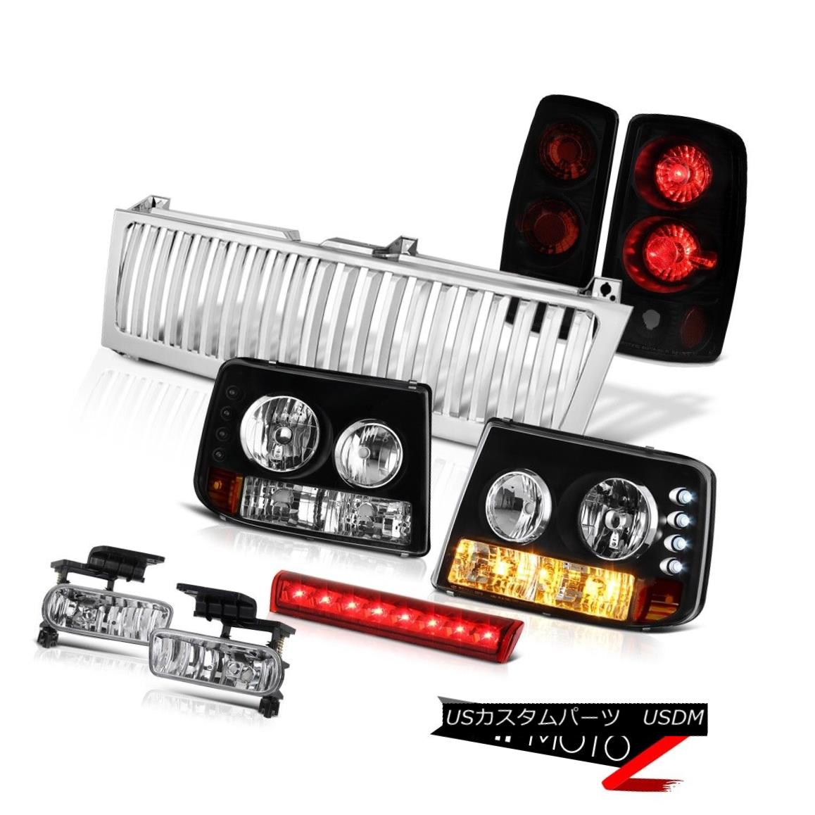 ヘッドライト 00-06 Tahoe LT Black Headlamps Altezza Darkest Tail Sterling Fog Brake LED Red 00-06 Tahoe LTブラックヘッドランプAltezza DarkestテールスターリングフォグブレーキLEDレッド 【並行輸入品】