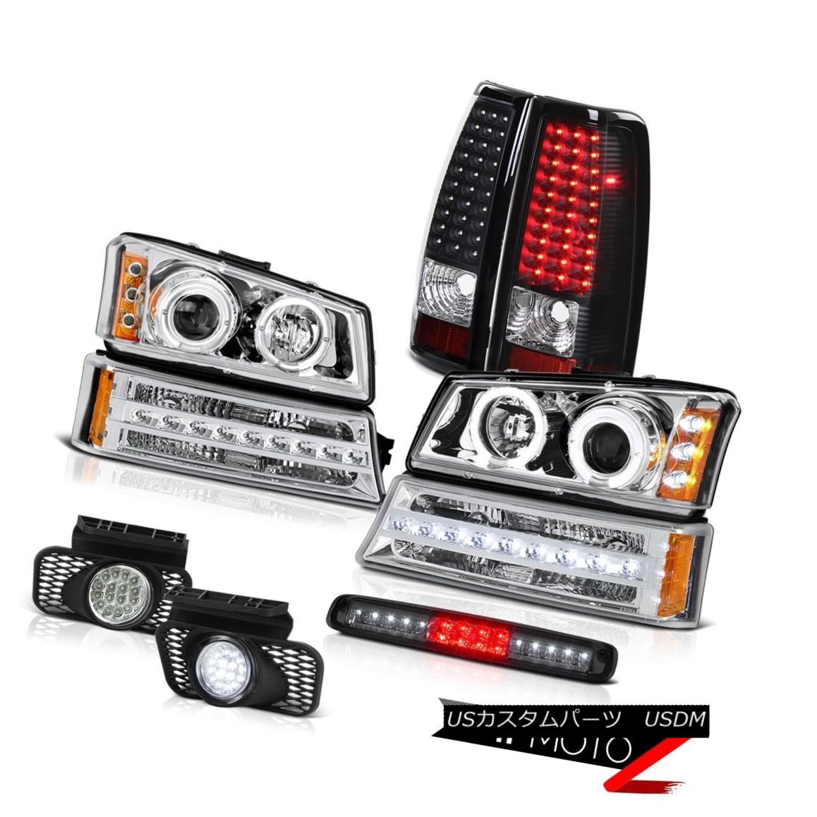 ヘッドライト 03-06 Silverado Roof Cab Lamp Foglamps Parking Headlamps Raven Black Tail Lamps 03-06シルバラードルーフキャブレターフォグランプパーキングヘッドランプレイブンブラックテールランプ 【並行輸入品】|カスタムパーツ WORLD倉庫
