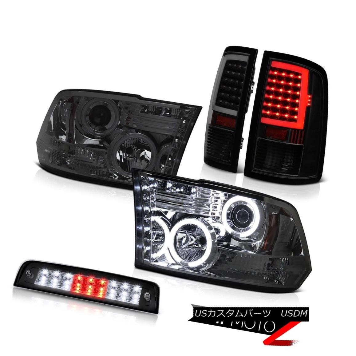 ヘッドライト 2009-2018 Dodge RAM 3500 Brake Light Neon Tube Tail Lamp Smoked Headlamps SET 2009-2018 Dodge RAM 3500ブレーキライトネオンチューブテールランプスモークヘッドランプSET 【並行輸入品】|カスタムパーツ WORLD倉庫