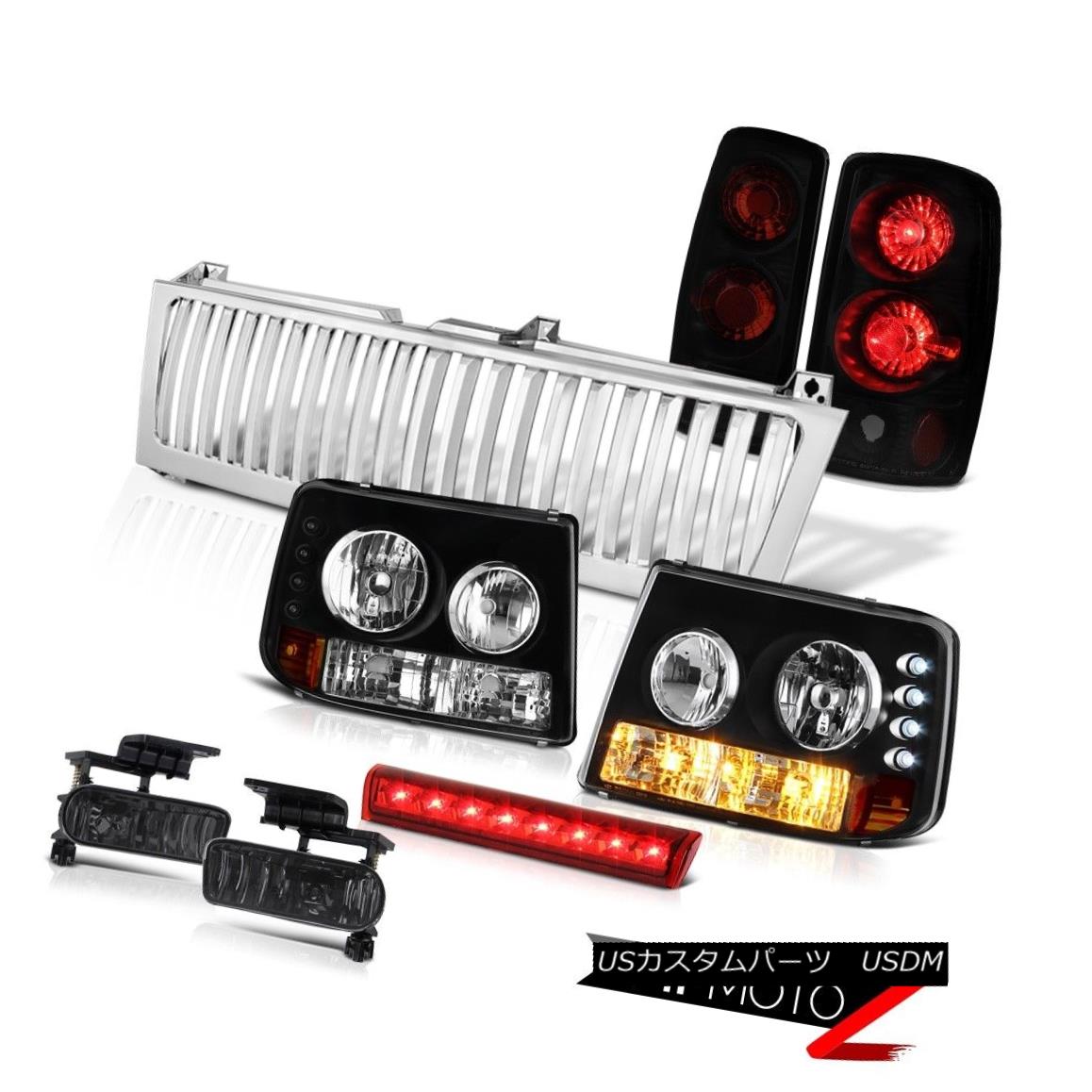 ヘッドライト 2000-06 Suburban Z71 Headlights Smoke+Black 3rd Tail Lights Foglights Third LED 2000-06郊外Z71ヘッドライトスモーク+ブラック第3テールライトフォグライト第3 LED 【並行輸入品】 85,971円