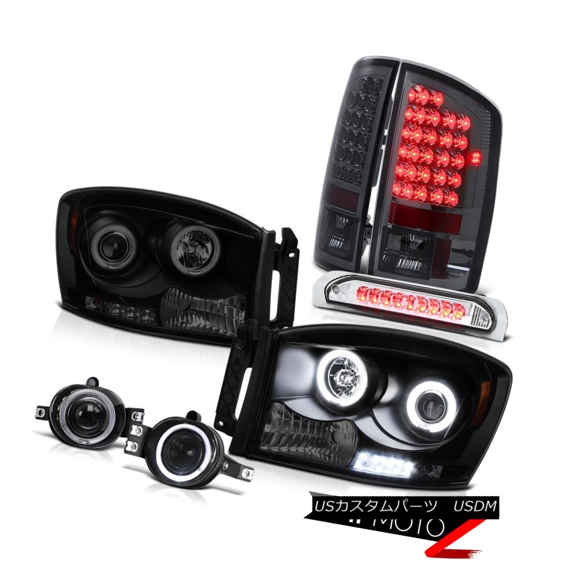 ヘッドライト QUALITY CCFL ANGEL EYE Headlight LED DRL foglights 3rd Light Ram 6.7L SLT 07 08 品質CCFL ANGEL EYEヘッドライトLED DRLフォグライト第3ライトラム6.7L SLT 07 08 【並行輸入品】｜カスタムパーツ WORLD倉庫