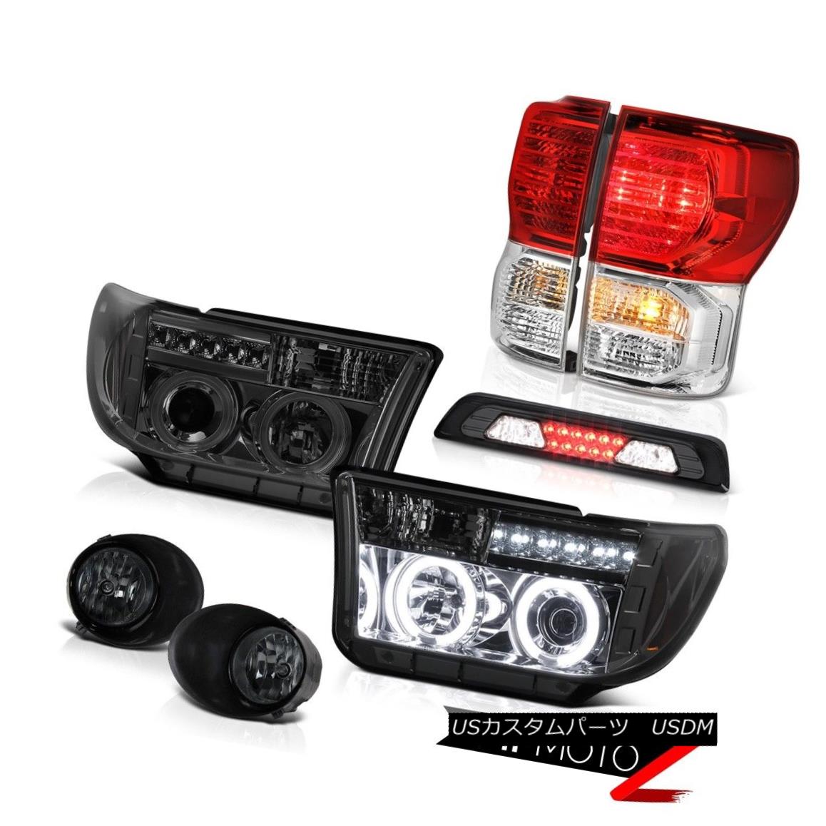 ヘッドライト 07-13 Toyota Tundra SR5 Fog Lamps Third Brake Lamp Rear Headlights LED CCFL Ring 07-13トヨタツンドラSR5フォグランプ第3ブレーキランプリアヘッドライトLED CCFLリング 【並行輸入品】｜カスタムパーツ WORLD倉庫