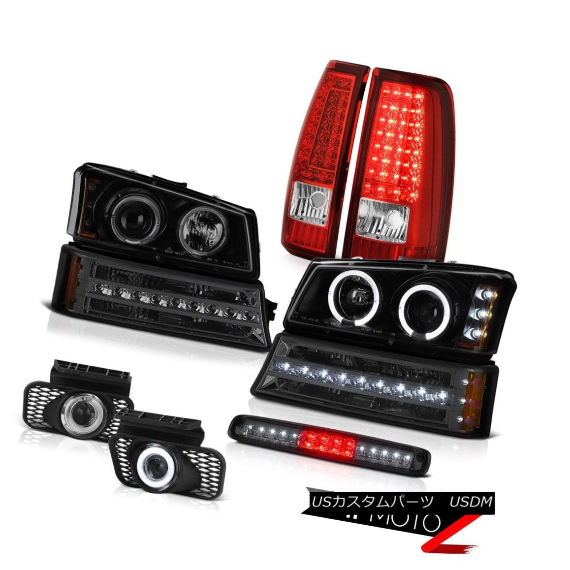 ヘッドライト 03-06 Silverado Smokey Third Brake Light Chrome Fog Lamps Tail Signal Headlights 03-06 Silverado Smokey Thirdブレーキライトクロームフォグランプテールシグナルヘッドライト 【並行輸入品】｜カスタムパーツ WORLD倉庫