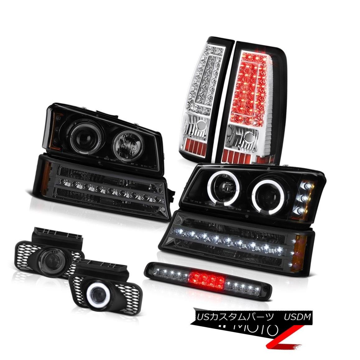ヘッドライト 03-06 Chevy Silverado Smoked High Stop Light Fog Lamps Tail Parking Headlights 03-06 Chevy Silveradoスモーク・ストップ・ライト・フォグ・ランプテール・パーキング・ヘッドライト 【並行輸入品】
