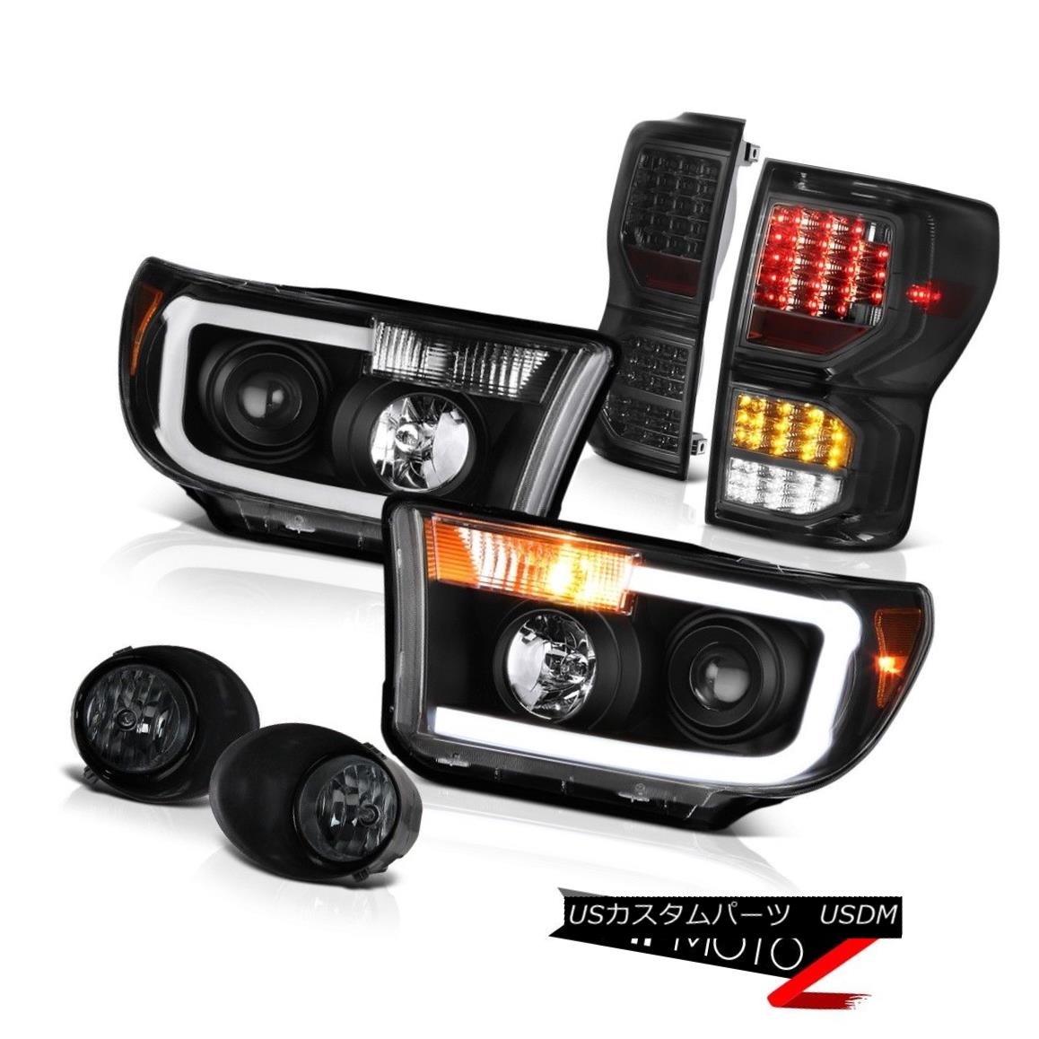 ヘッドライト 2007-2013 Toyota Tundra SR5 Dark Smoke Tail Lights Headlamps Fog Lamps LED SMD 2007-2013 Toyota Tundra SR5ダークスモークテールライトヘッドランプフォグランプLED SMD 【並行輸入品】