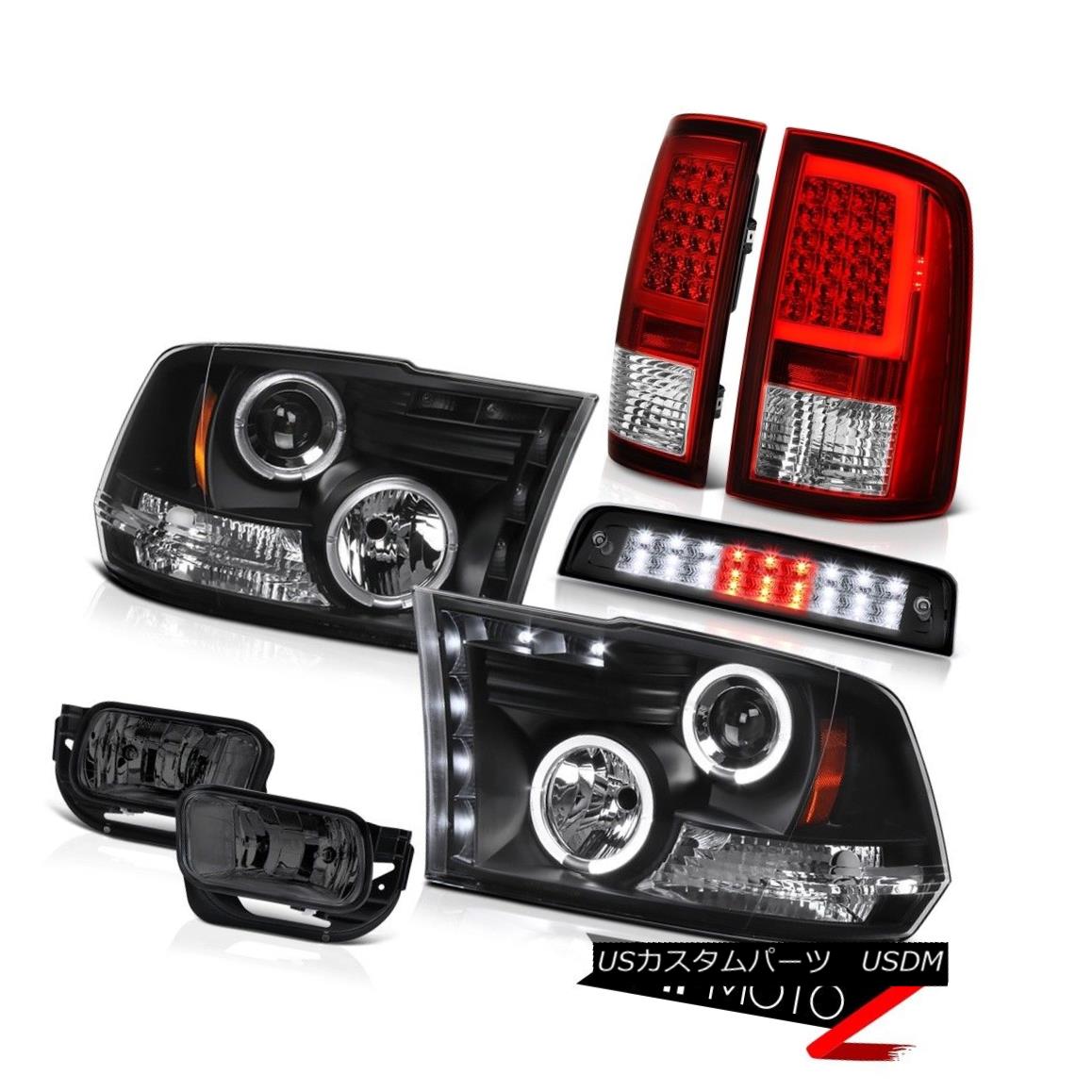ヘッドライト 09-18 Dodge RAM 2500 3500 3rd Brake Lights Led Tail Light Smokey Fog Headlamp 09-18ドッジRAM 2500 3500第3ブレーキライトLedテールライトスモーキーフォグヘッドランプ 【並行輸入品】