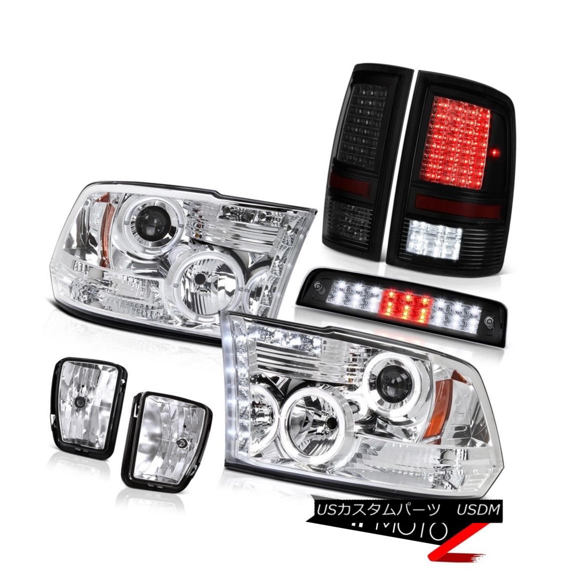 ヘッドライト 13-18 Ram 1500 SLT Roof Cargo Lamp Taillights Fog Lights Headlights Angel Eyes 13-18ラム1500 SLT屋根カーゴランプテールライトフォグライトヘッドライトエンジェルアイズ 【並行輸入品】｜カスタムパーツ WORLD倉庫