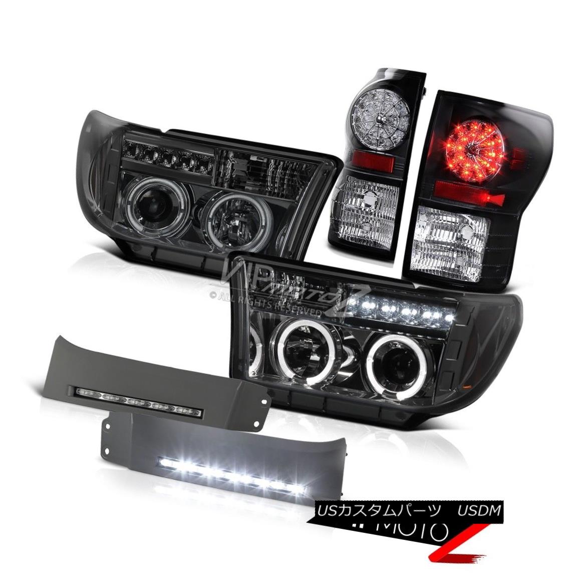 ヘッドライト BUILT-IN LED Bumper Fog Light! Black LED Tail Light Halo Headlight DRL Foglight BUILT-IN LEDバンパーフォグライト！ ブラックLEDテールライトHaloヘッドライトDRL Foglight 【並行輸入品】｜カスタムパーツ WORLD倉庫