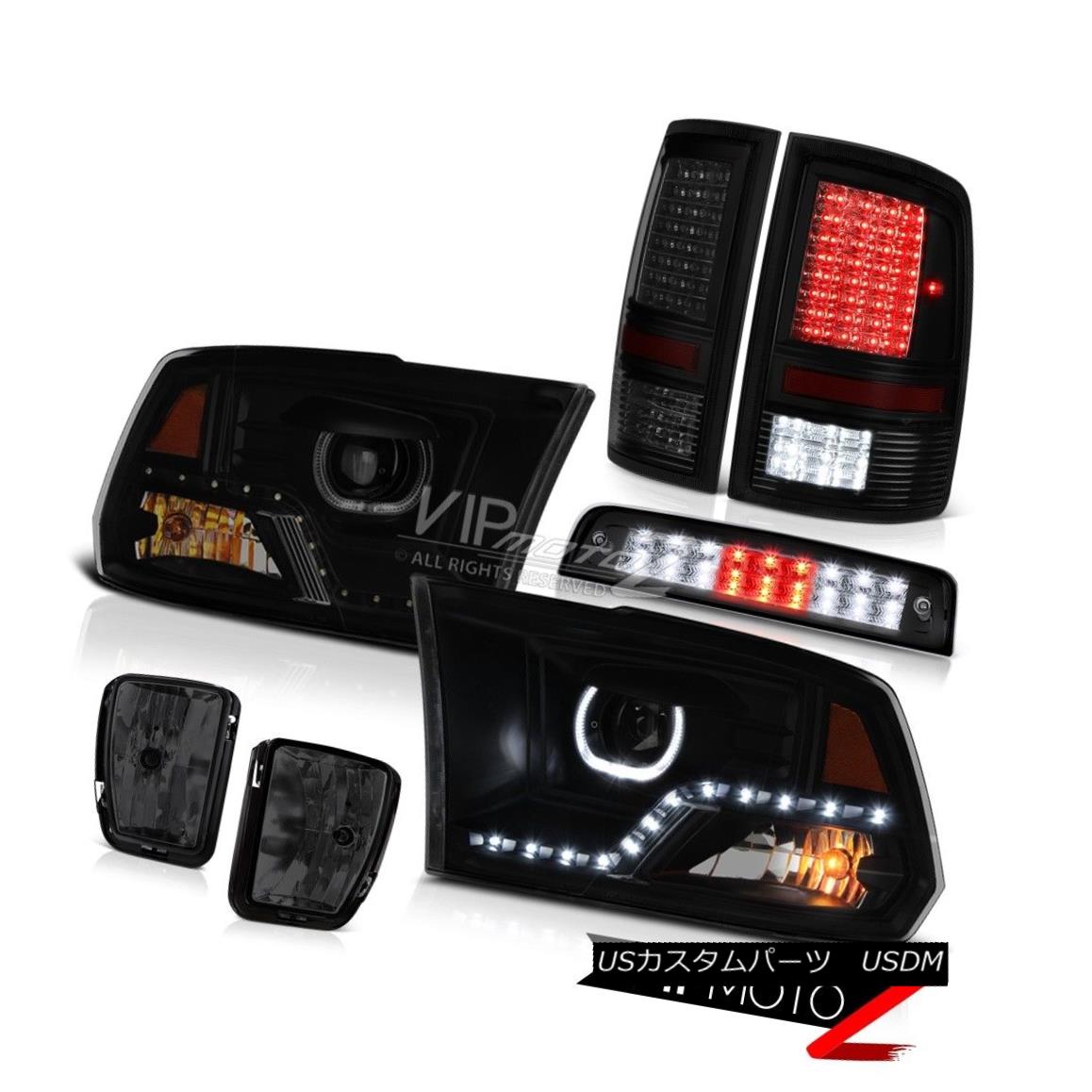 いいスタイル ライト ランプ Light Head Smoke Darkest Lights Brake Black 1500 Ram 13 18 ヘッドライト Fog 1500ブラックブレーキライト暗い煙ヘッドライトフォグテールライトset Ram 13 18 Set Light Tail Zambettis Com