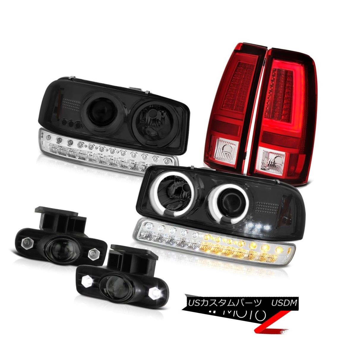 ヘッドライト 99-02 Sierra 6.0L Tail Lights Smoked Fog Lamps Bumper Lamp CCFL Headlamps LED 99-02 Sierra 6.0LテールライトスモークフォグランプバンパーランプCCFLヘッドランプLED 【並行輸入品】｜カスタムパーツ WORLD倉庫