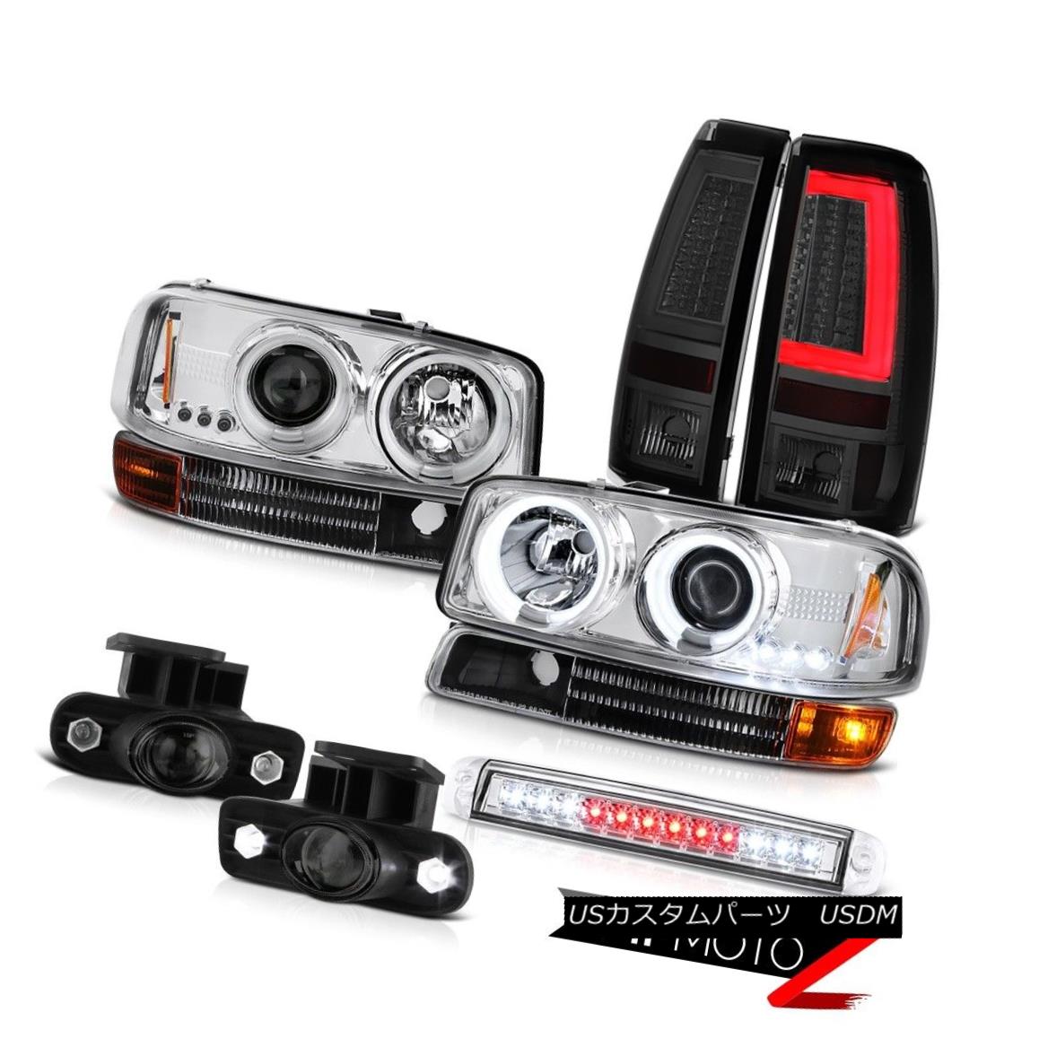 ヘッドライト 1999-2002 Sierra SL Tail Lamps Third Brake Lamp Bumper Foglamps CCFL Headlamps 1999-2002 Sierra SLテールランプ第3ブレーキランプバンパーフォグランプCCFLヘッドランプ 【並行輸入品】