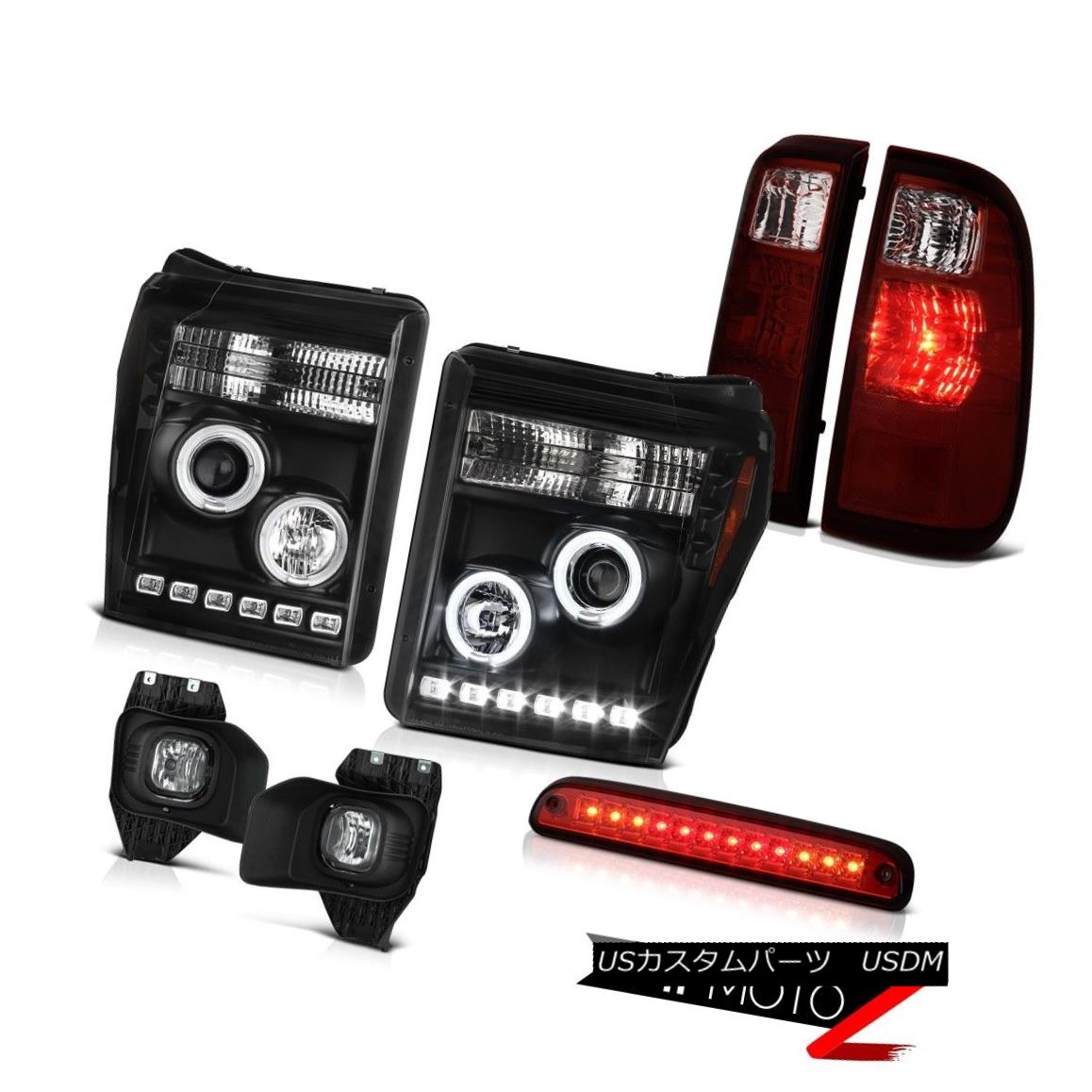 ヘッドライト 11-16 Ford F250 Red 3RD Brake Lamp Euro Chrome Foglights Taillamps Headlamps 11-16 Ford F250 Red 3RDブレーキランプEuro Chrome Foglights Taillampsヘッドランプ 【並行輸入品】｜カスタムパーツ WORLD倉庫