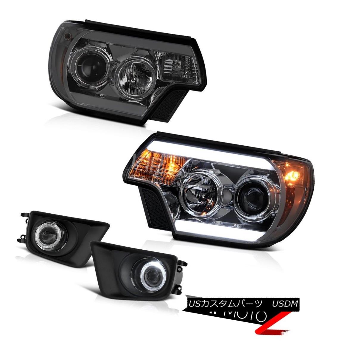 ヘッドライト 2012-2015 Toyota Tacoma 4WD Crystal clear foglamps headlamps Neon Tube Newest 2012-2015トヨタタコマ4WDクリスタルクリアフォグランプヘッドランプネオンチューブ最新 【並行輸入品】