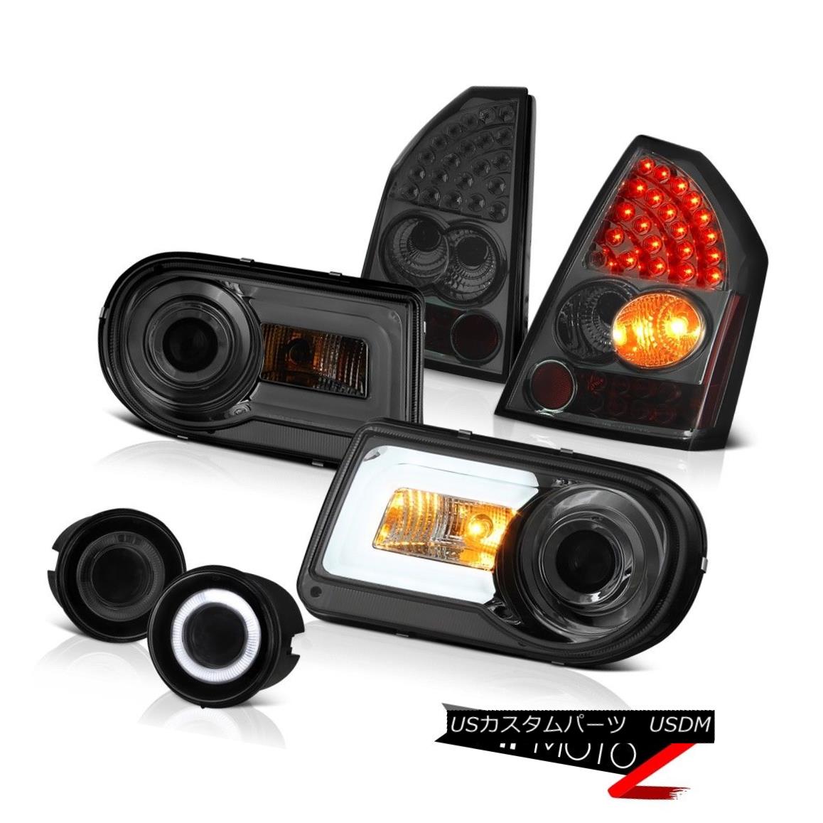 ヘッドライト 2005 2006 2007 Chrysler 300C 6.1L Smoked Headlights Smoke Taillamp Projector Fog 2005年2006年2007年2007年クライスラー300C 6.1Lスモークヘッドライト煙探知機プロジェクターフォグ 【並行輸入品】