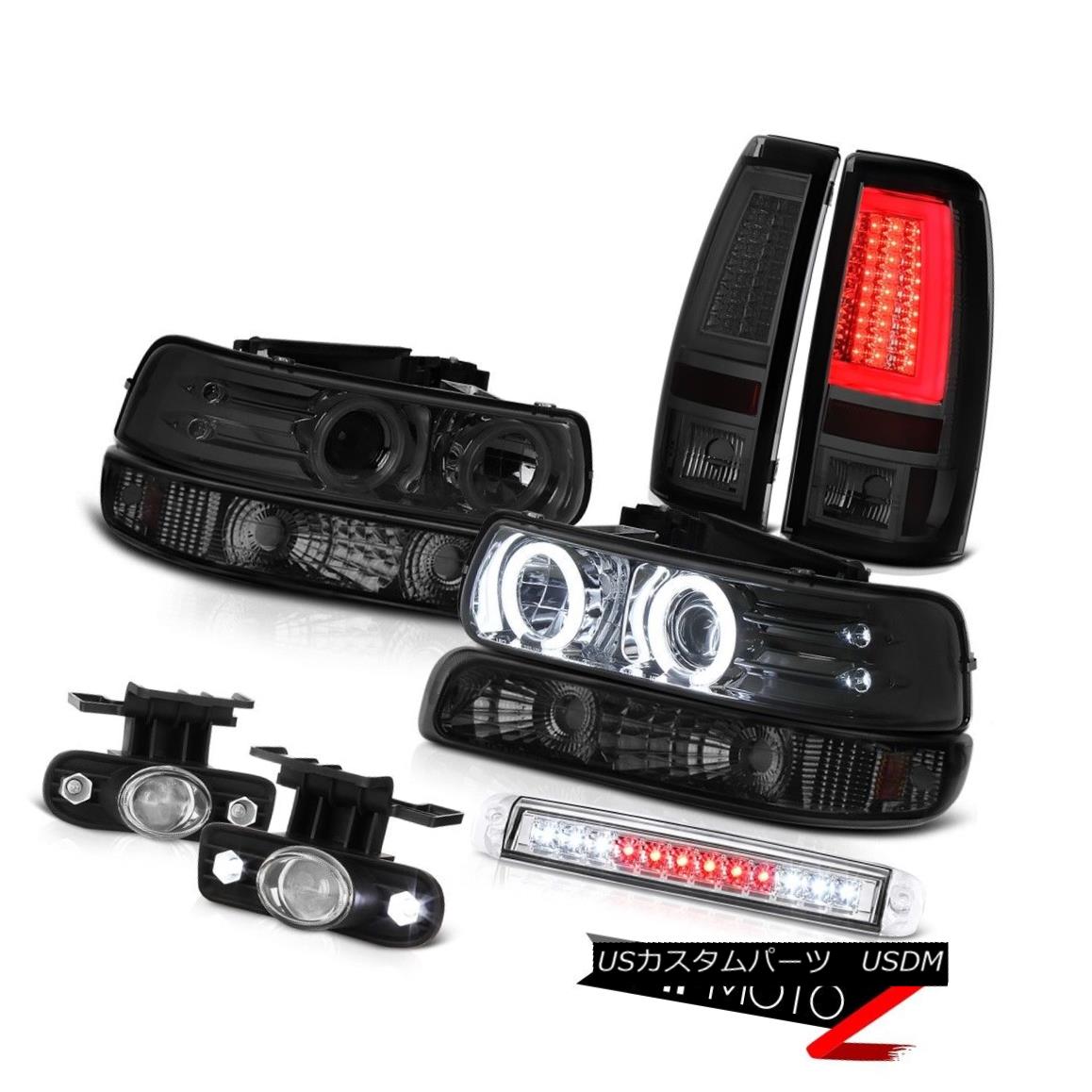ヘッドライト 99-02 Silverado WT Tail Lights 3rd Brake Lamp Signal Headlights Fog Lamps Cool 99-02 Silverado WTテールライト第3ブレーキランプ信号ヘッドライトフォグランプクール 【並行輸入品】