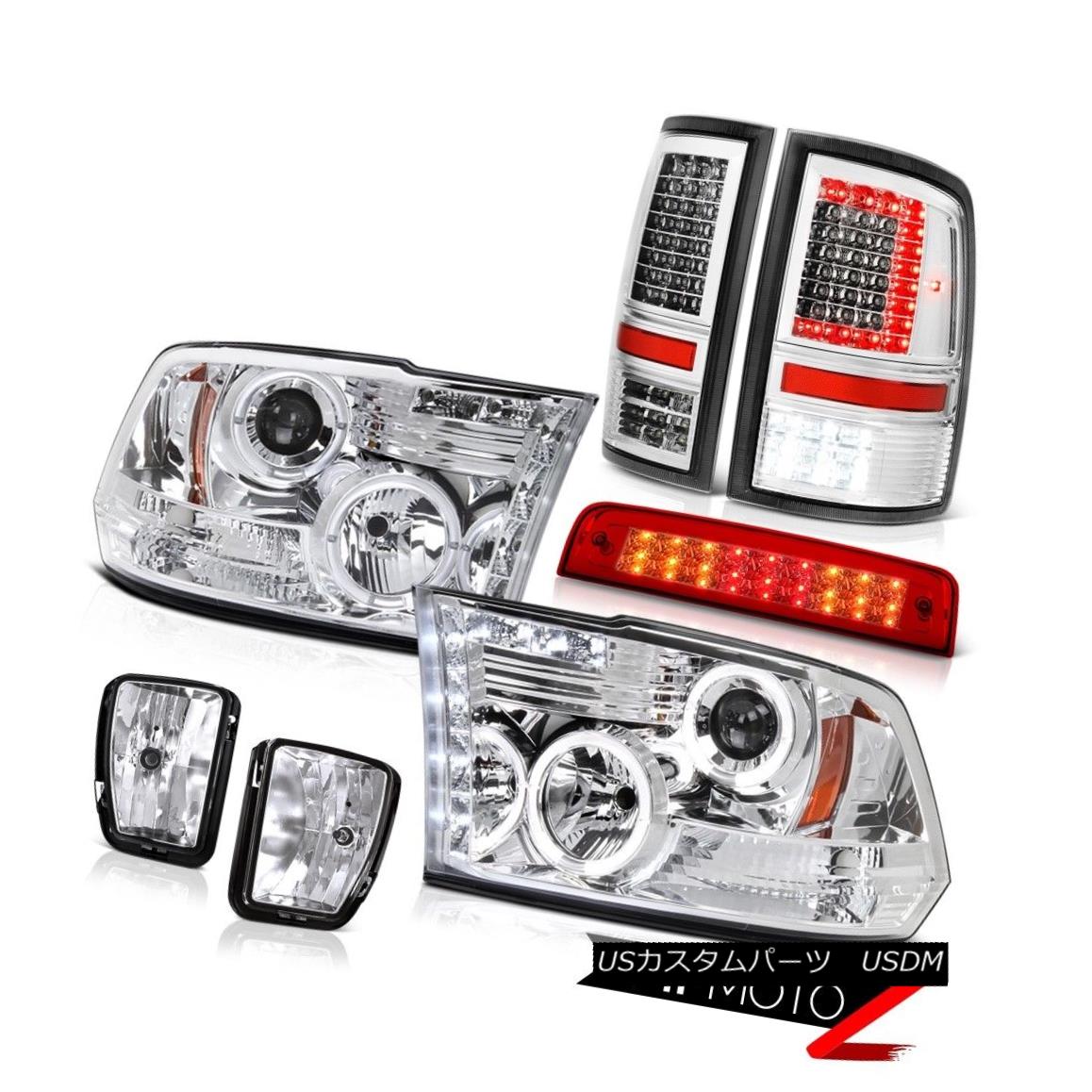 ヘッドライト 13-18 RAM 1500 Tail Lamps Bloody Red 3rd Brake Light Driving Headlamp SET PAIR 13-18 RAM 1500テールランプブラッディーレッド第3ブレーキライトヘッドランプSET PAIR 【並行輸入品】
