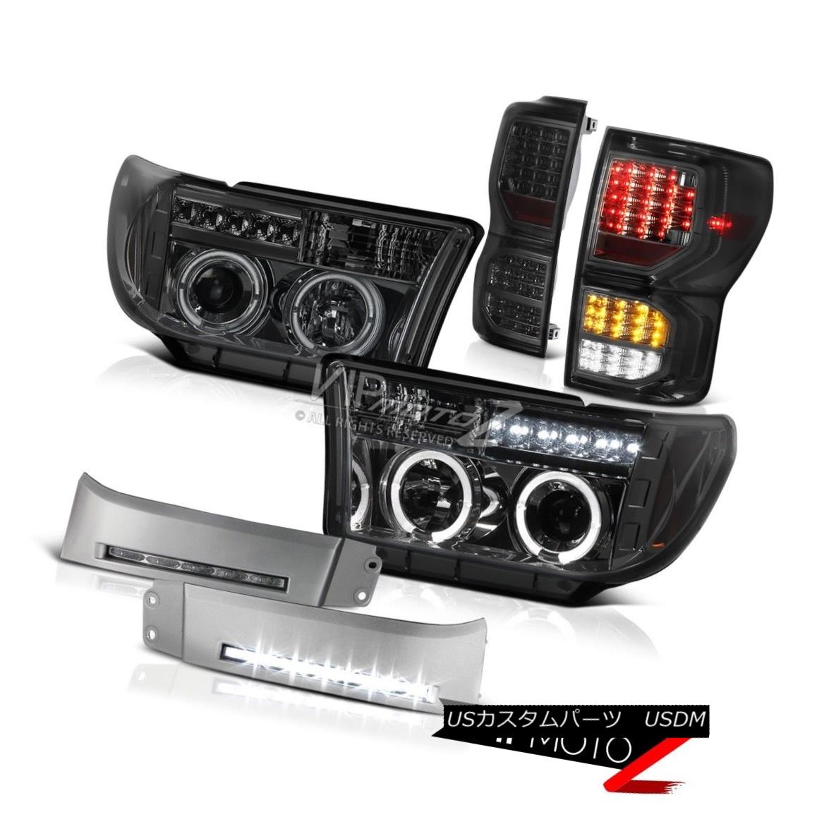 ヘッドライト 07-13 Toyota Tundra SR5 Rear Brake Lamps DRL Strip Headlights LED SMD LED Signal 07-13トヨタトンドラSR5リアブレーキランプDRLストリップヘッドライトLED SMD LED信号 【並行輸入品】