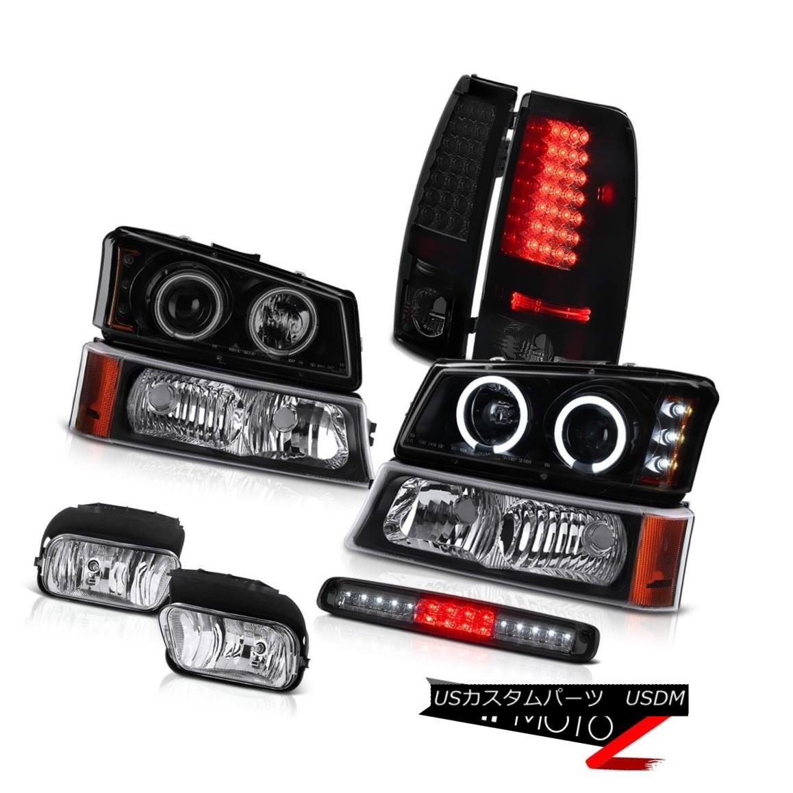 ヘッドライト 2003-2006 Silverado Chrome Fog Lamps Bumper Light Roof Brake Headlamps Taillamps 2003-2006シルバラードクロームフォグランプバンパーライトルーフブレーキヘッドランプテールランプ 【並行輸入品】